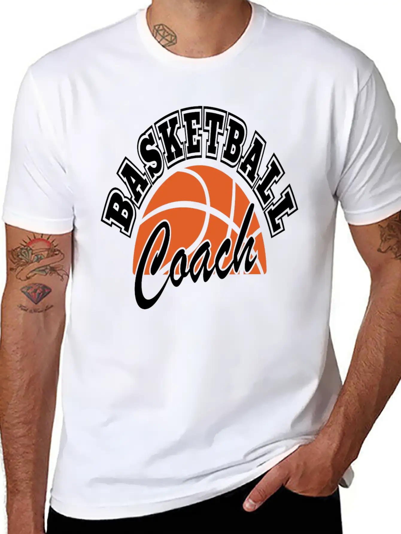 Basketball Coach Basic Graphic T-Shirt – Daily Comfort In Soft Cotton