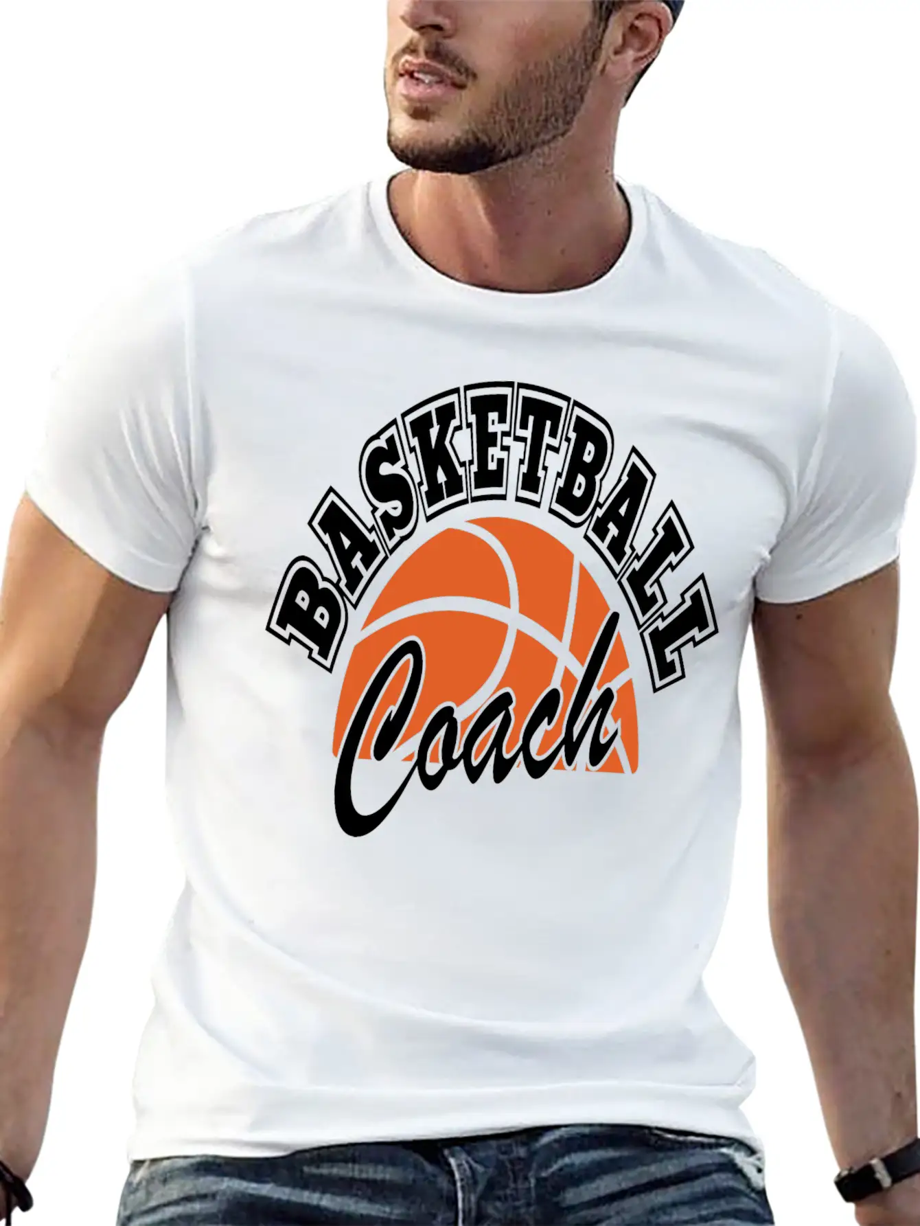 Basketball Coach Basic Graphic T-Shirt – Daily Comfort In Soft Cotton