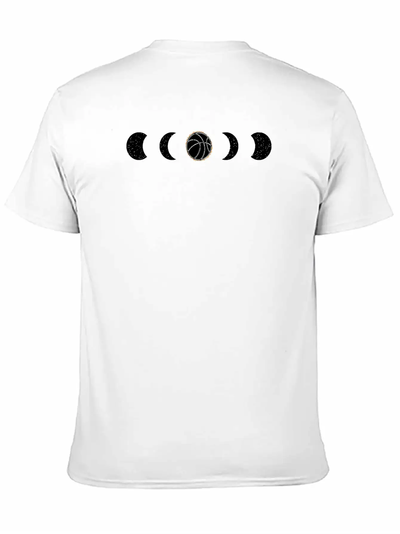 Basketball Eclipse BBall Unisex Short Sleeve Soft Cotton T-Shirt – Casual Everyday Wear