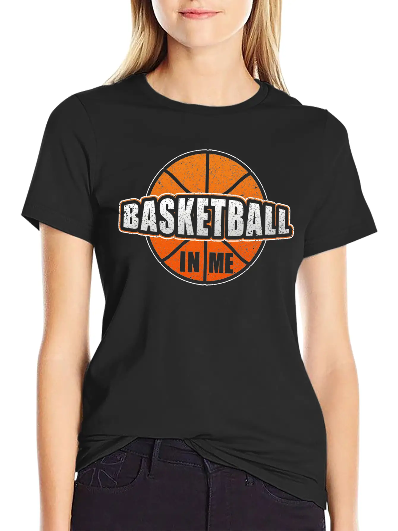 Basketball In Me Basketball Player Trainer Stylish Everyday T-Shirt – Unisex Basic Cotton Tee