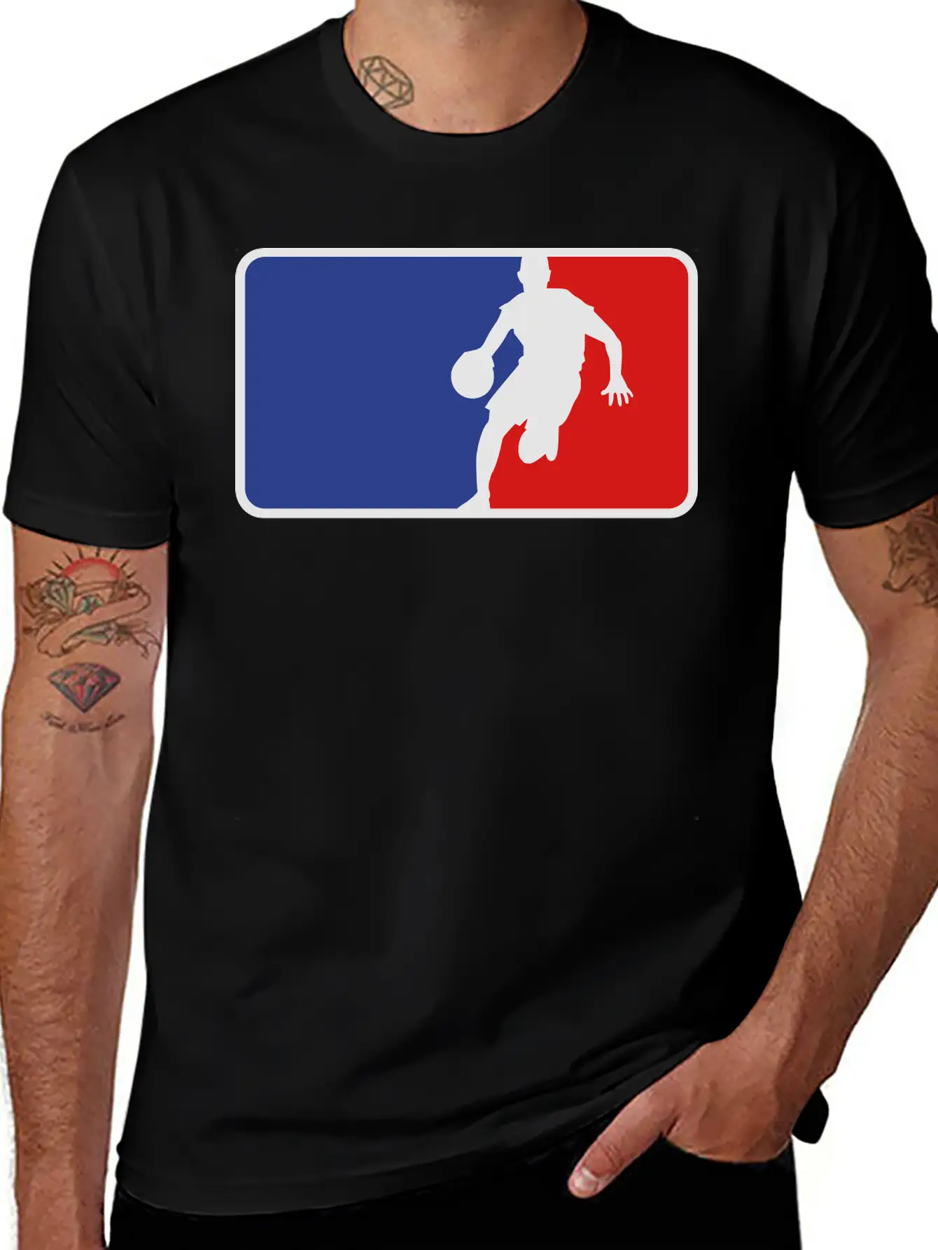 Basketball League Unisex Short Sleeve Soft Cotton T-Shirt – Casual Everyday Wear