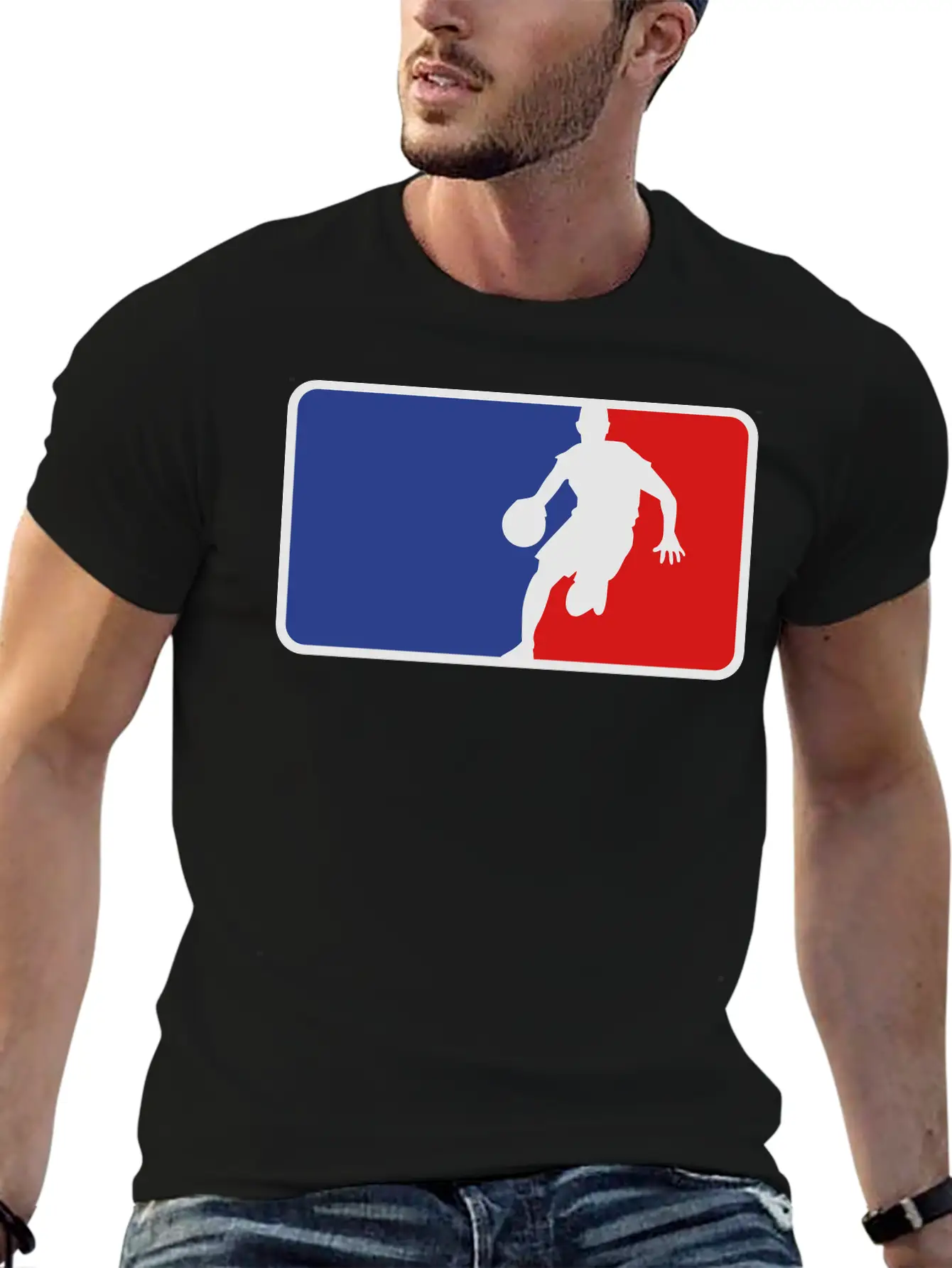 Basketball League Unisex Short Sleeve Soft Cotton T-Shirt – Casual Everyday Wear