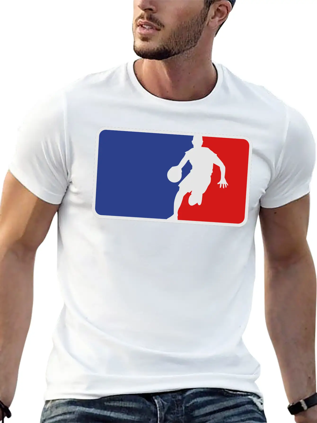 Basketball League Unisex Short Sleeve Soft Cotton T-Shirt – Casual Everyday Wear