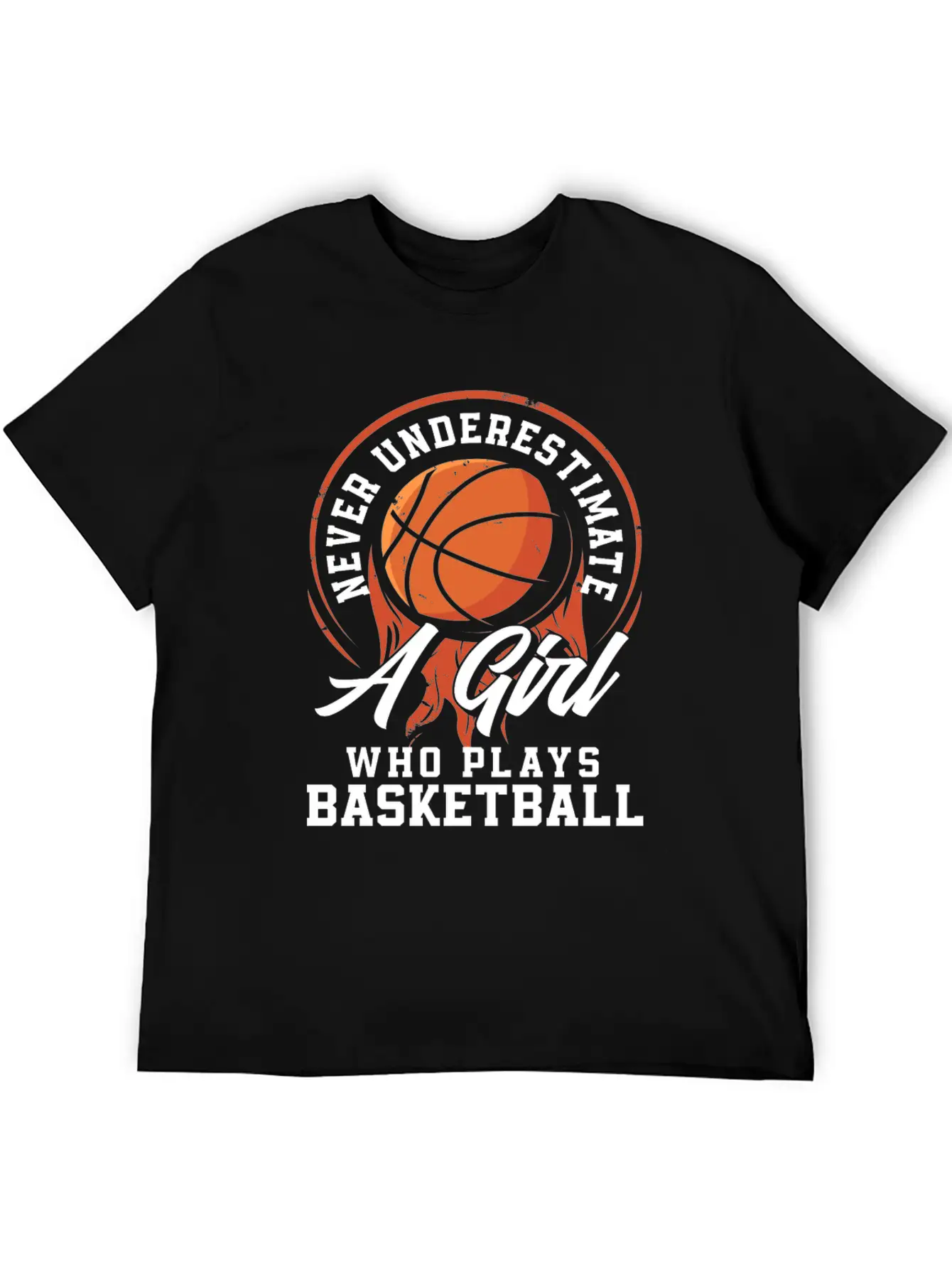 Basketball Player Athlete Gift Basketball Woman Unisex Short Sleeve Soft Cotton T-Shirt – Casual Everyday Wear