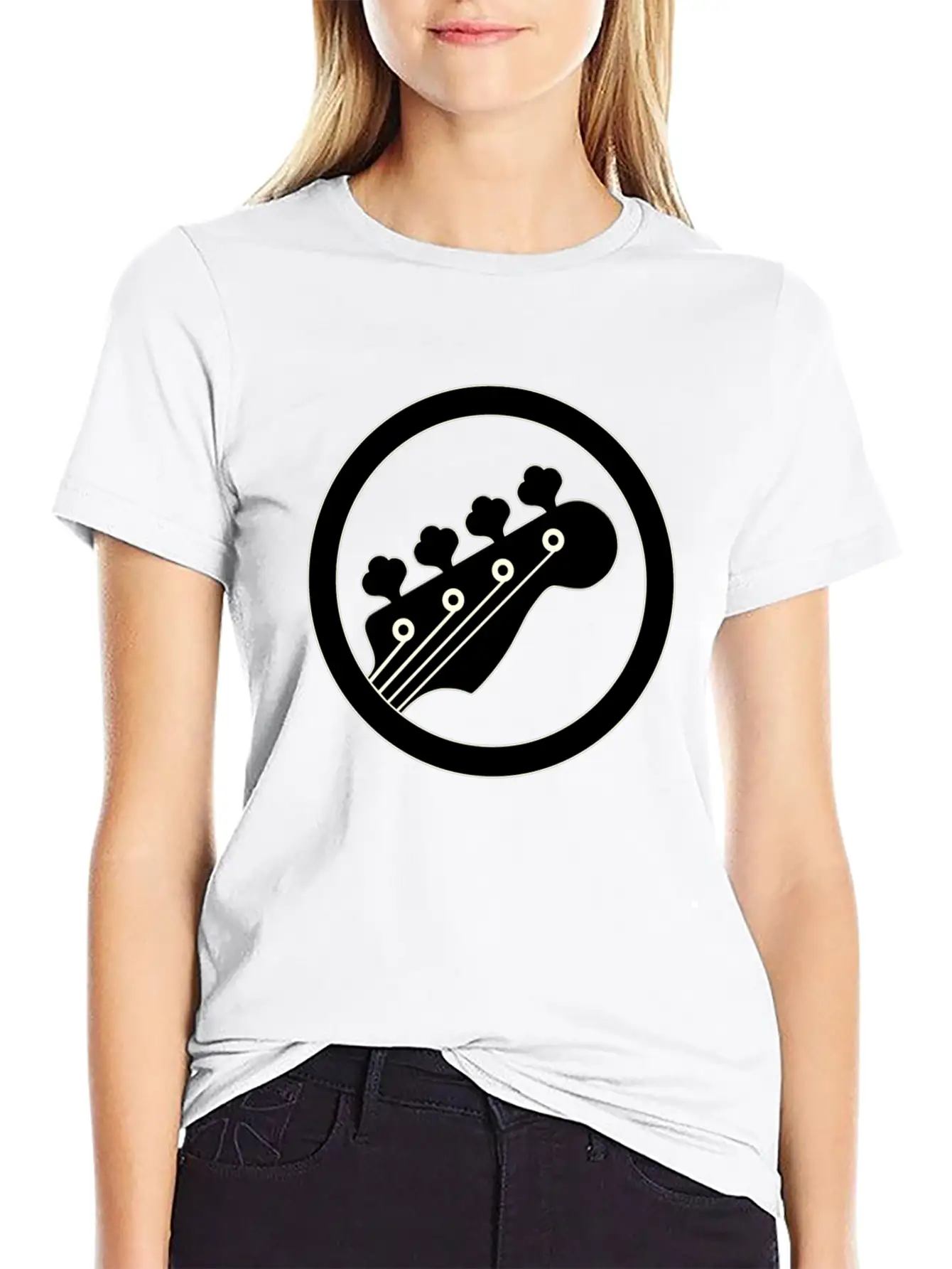 Bass Black Basic Graphic T-Shirt – Daily Comfort In Soft Cotton