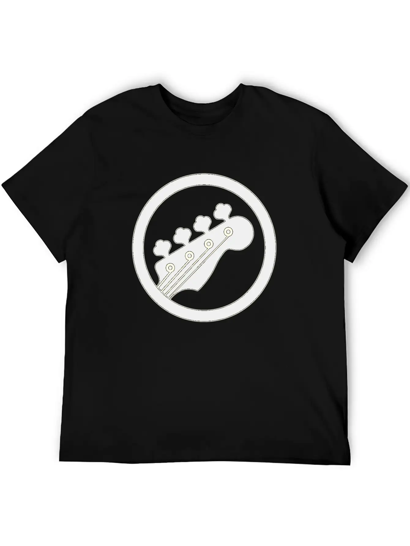 Bass Black Basic Graphic T-Shirt – Daily Comfort In Soft Cotton