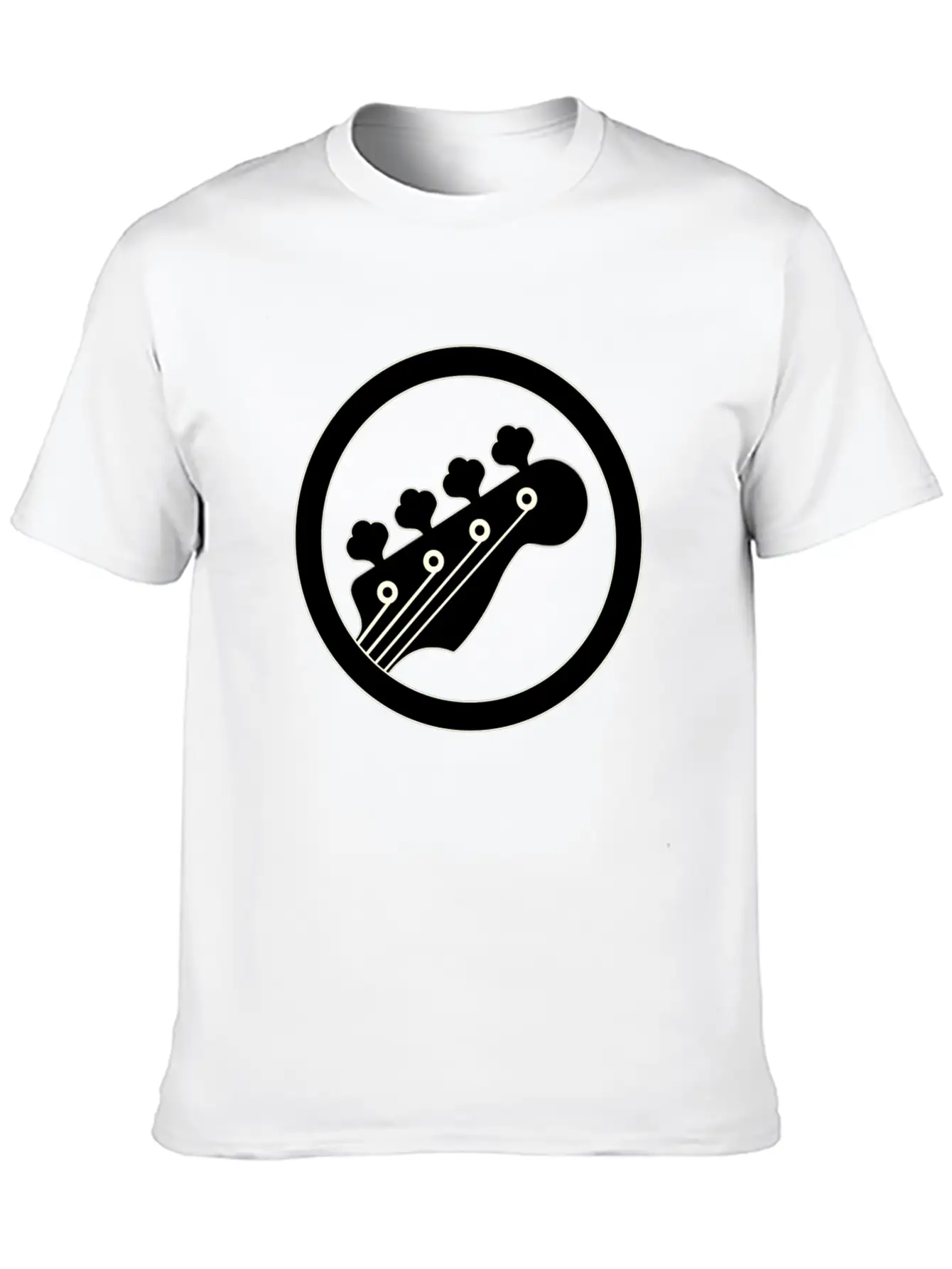 Bass Black Basic Graphic T-Shirt – Daily Comfort In Soft Cotton