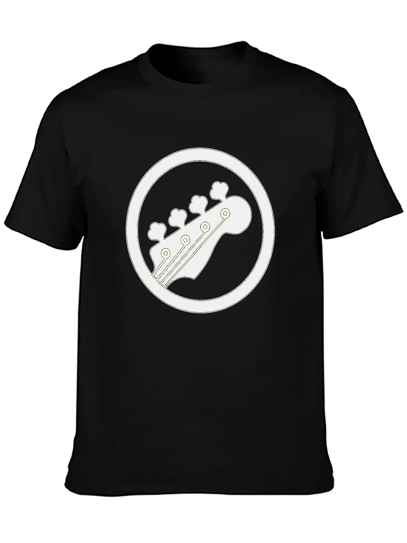 Bass Black Basic Graphic T-Shirt – Daily Comfort In Soft Cotton