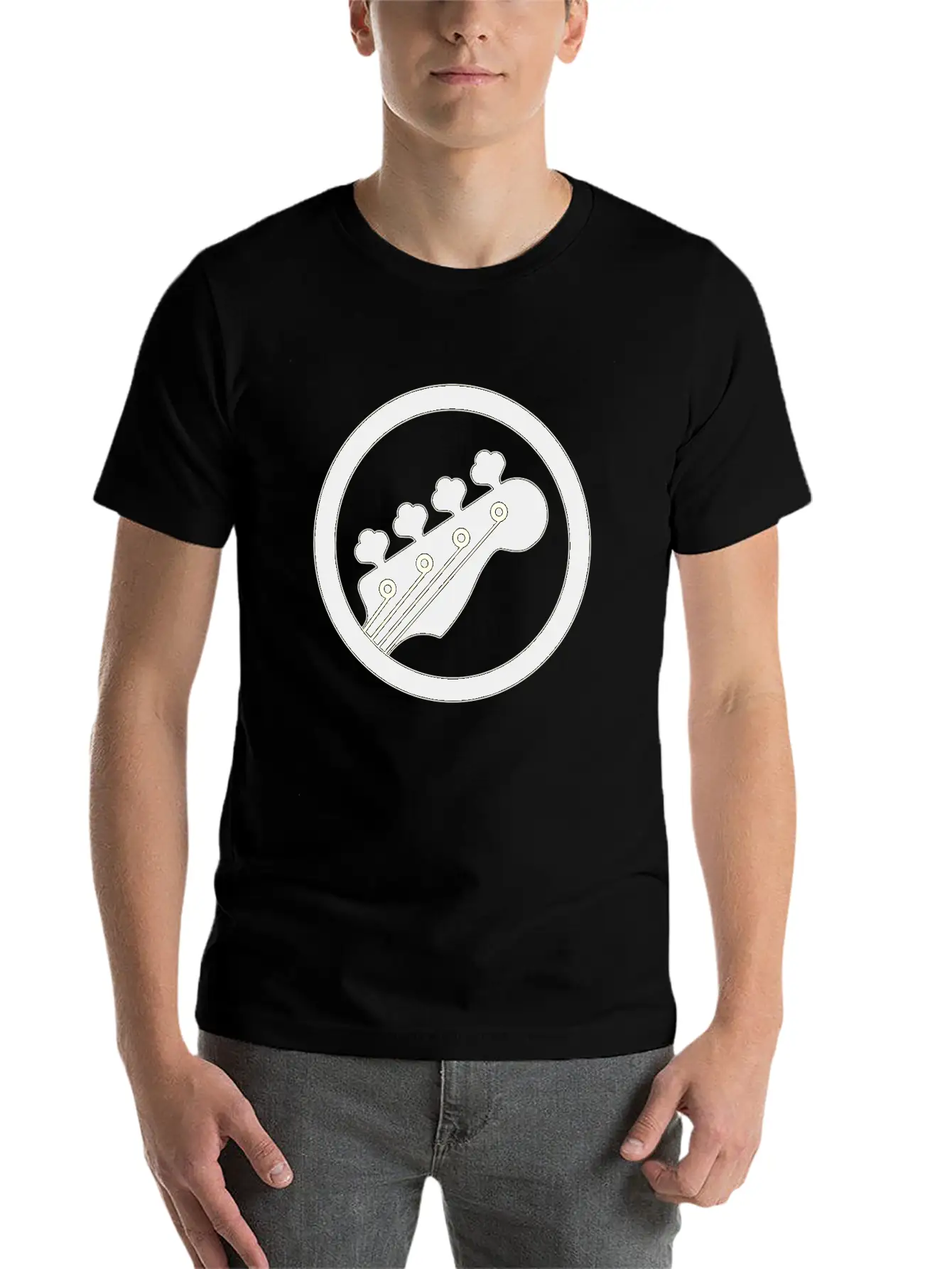Bass Black Basic Graphic T-Shirt – Daily Comfort In Soft Cotton