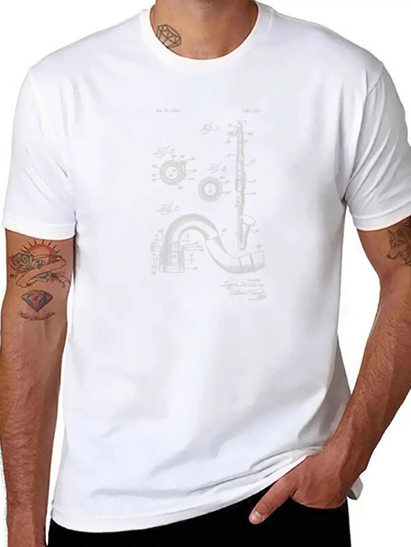 Bass Clarinet Stylish Everyday T-Shirt – Unisex Basic Cotton Tee