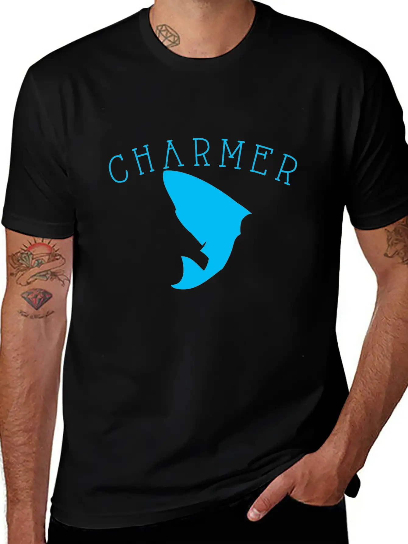 BASS Fishing Fish CHARMER Basic Graphic T-Shirt – Daily Comfort In Soft Cotton