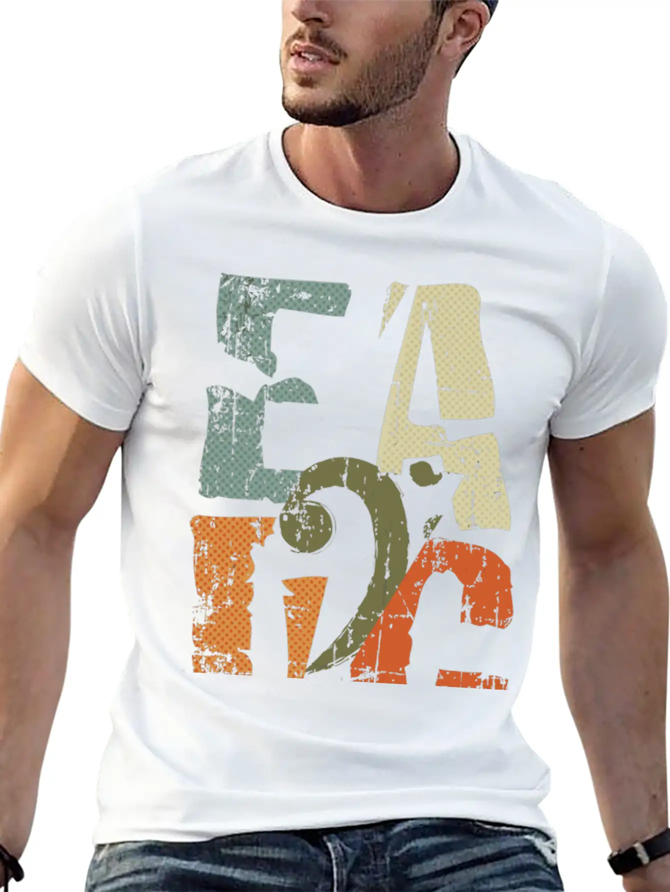 Bass Guitar Player Eadg Bass Clef For Bassist Comfortable Minimalist Graphic Tee – Summer Style Essential