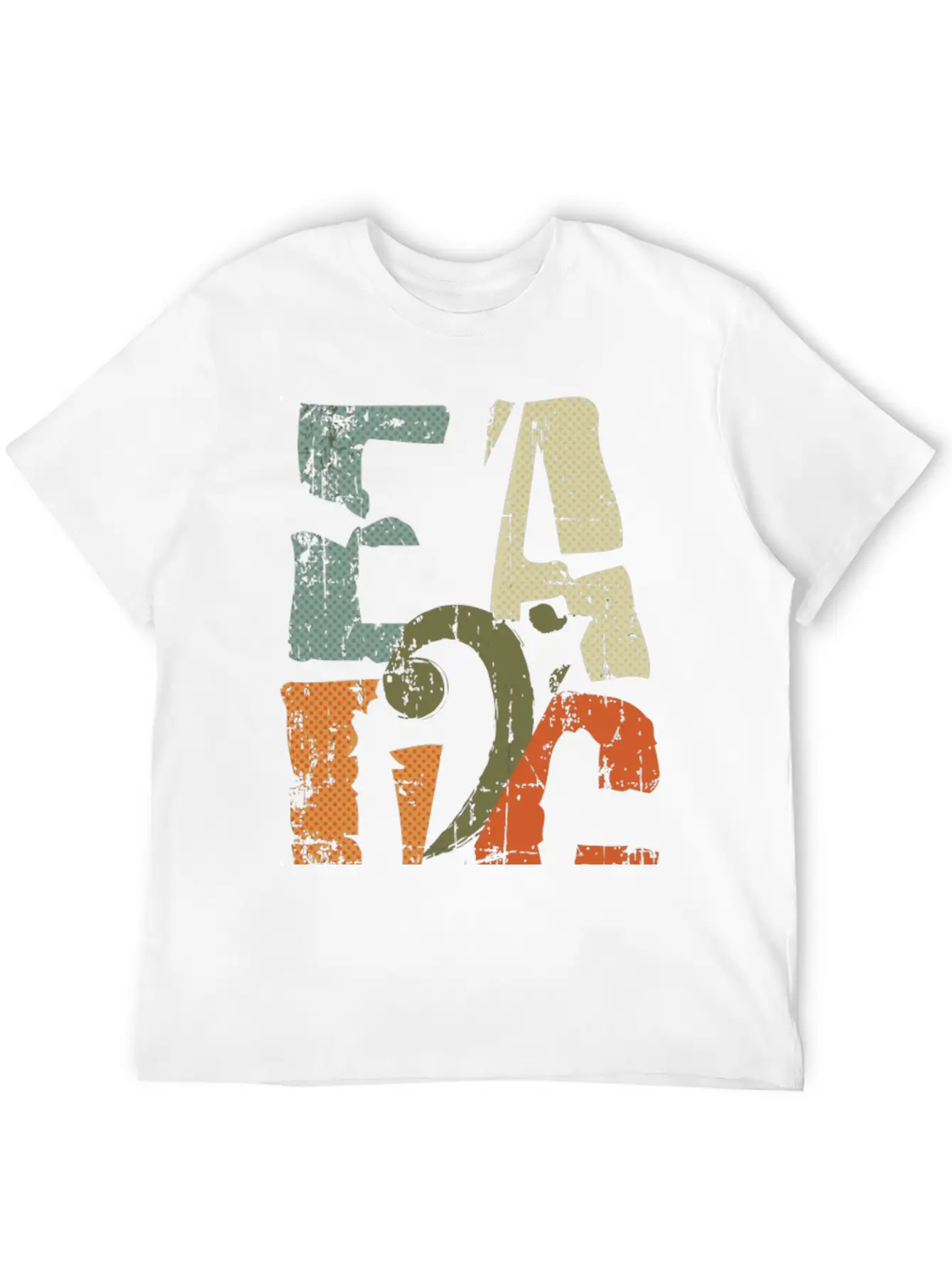 Bass Guitar Player Eadg Bass Clef For Bassist Comfortable Minimalist Graphic Tee – Summer Style Essential