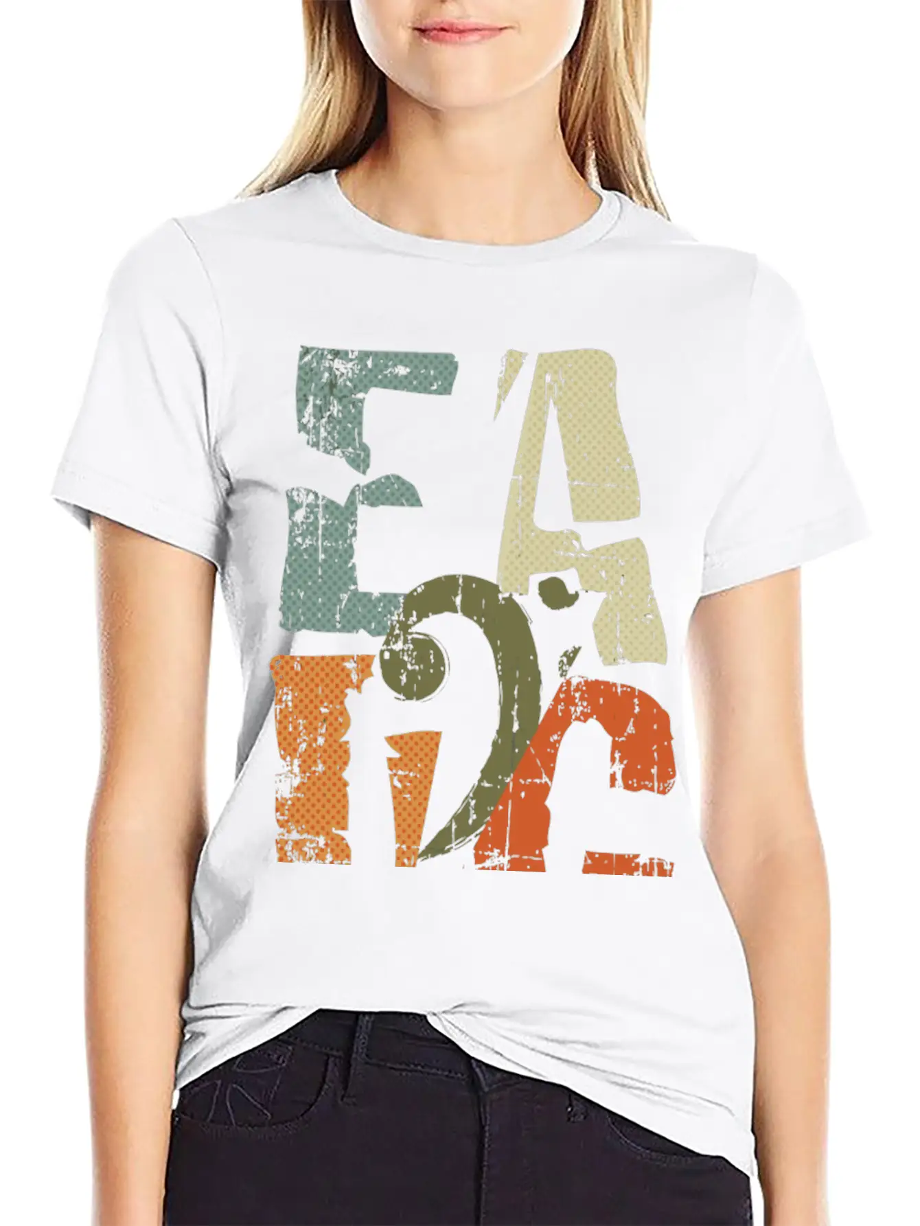 Bass Guitar Player Eadg Bass Clef For Bassist Comfortable Minimalist Graphic Tee – Summer Style Essential