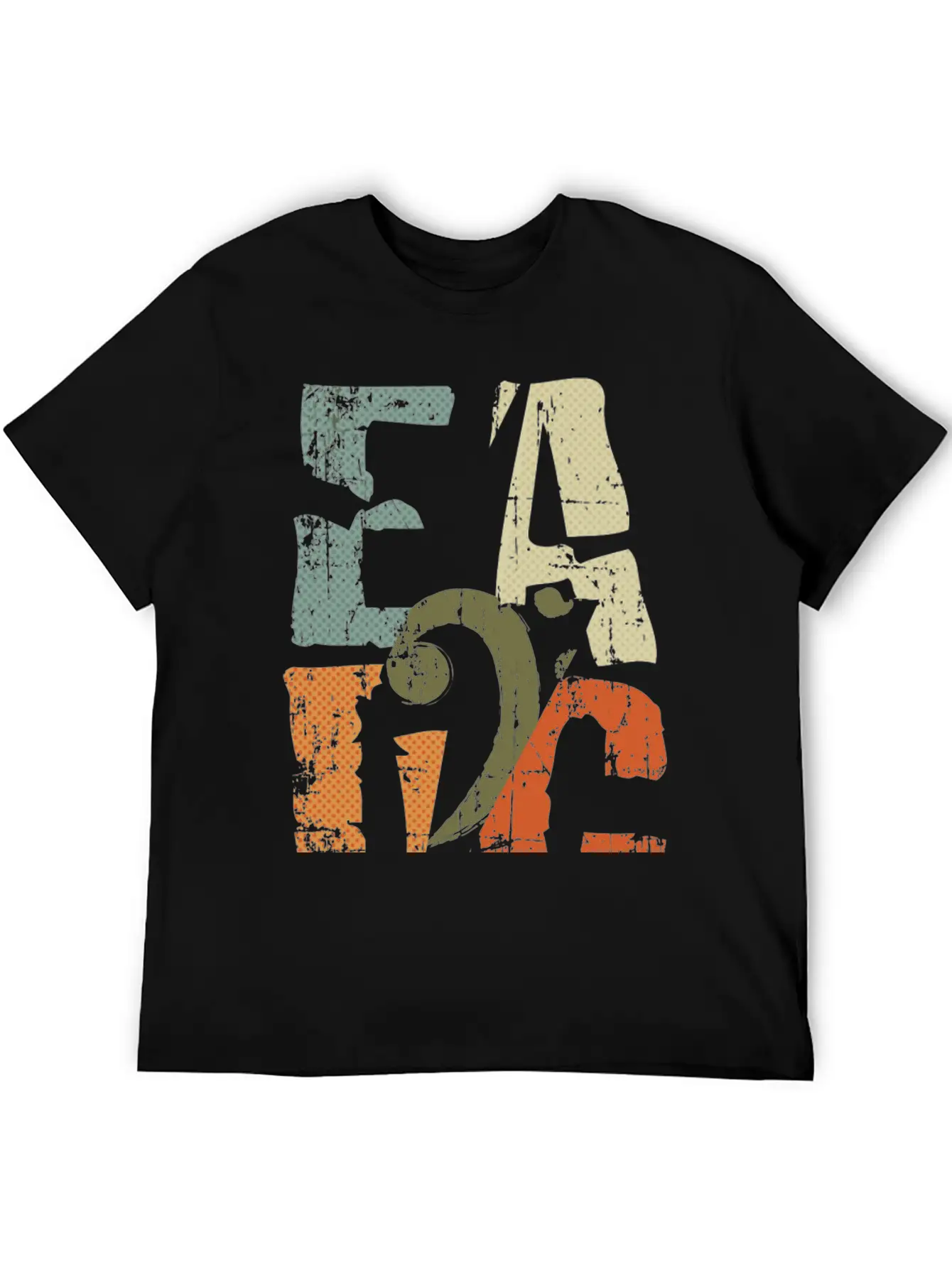 Bass Guitar Player Eadg Bass Clef For Bassist Comfortable Minimalist Graphic Tee – Summer Style Essential