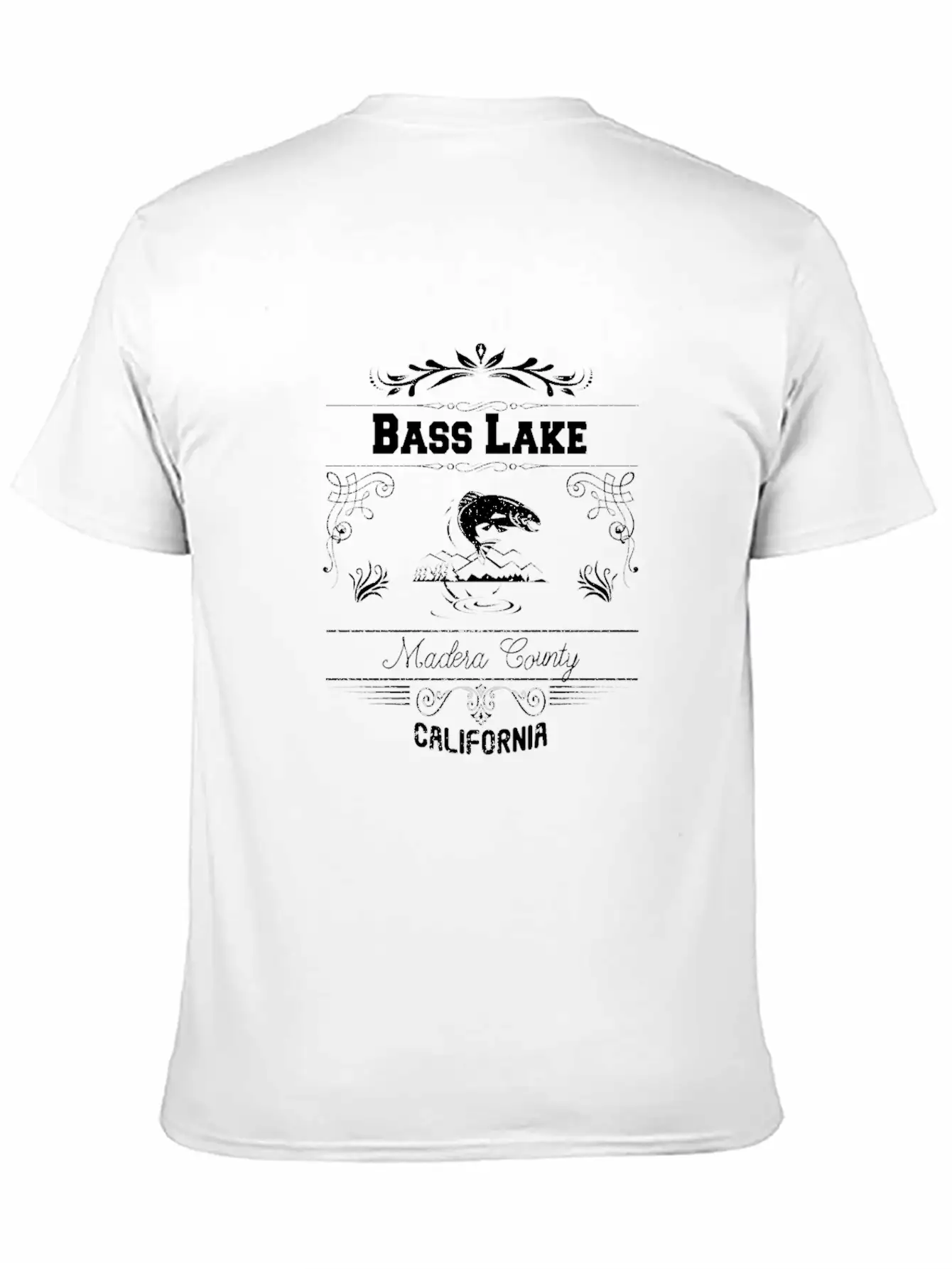 Bass Lake California Unisex Short Sleeve Soft Cotton T-Shirt – Casual Everyday Wear