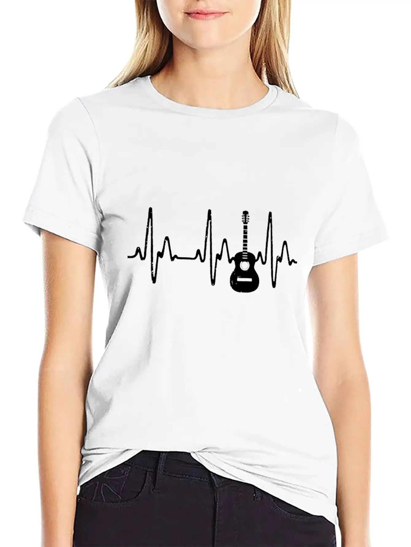 Bass Player - Bass Guitar Player Heartbeatguitar L Timeless Short Sleeve Tee – Comfy And Minimalist Design