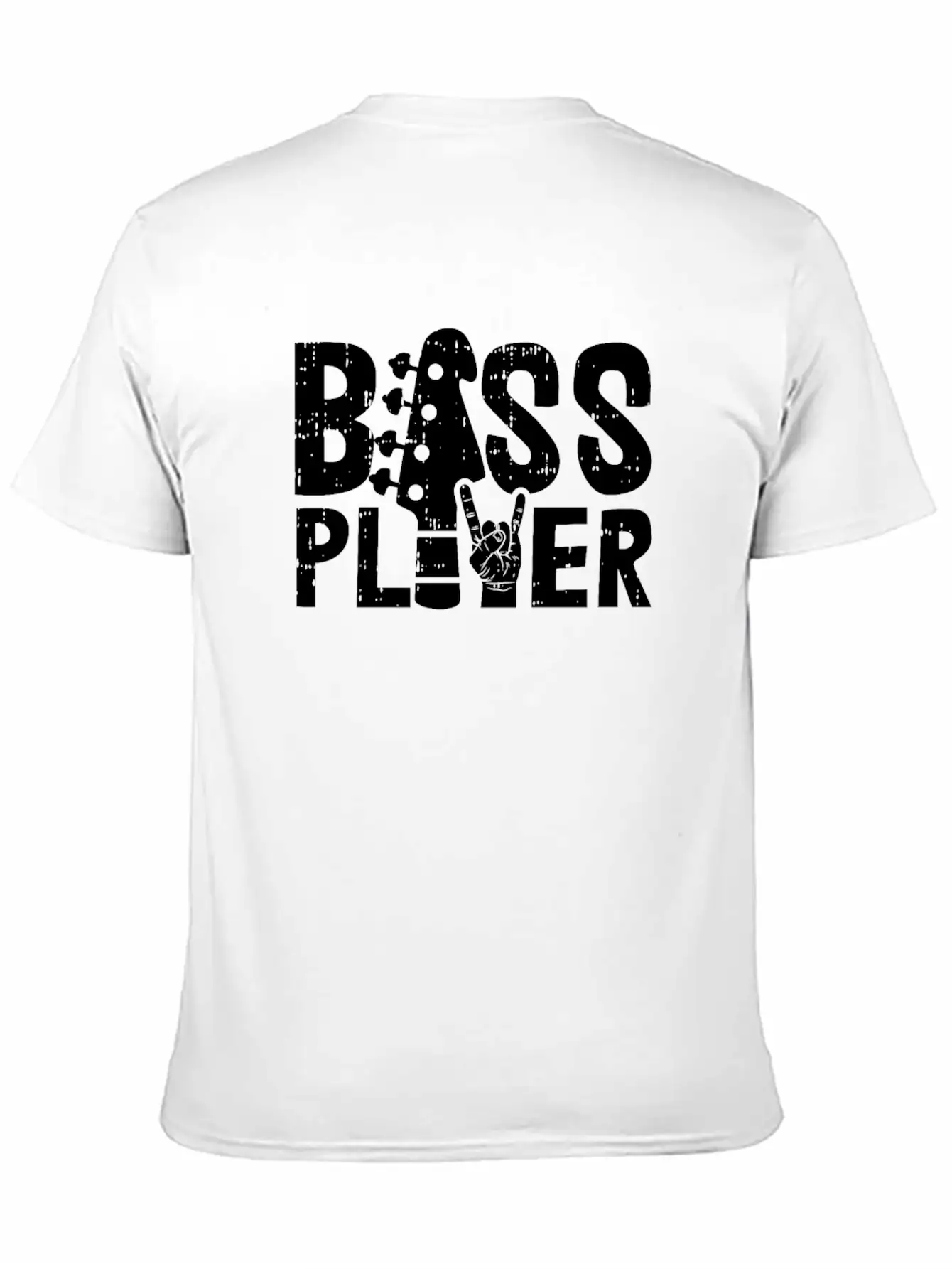 Bass Player For A Guitarist Motive For A Bassist Stylish Everyday T-Shirt – Unisex Basic Cotton Tee