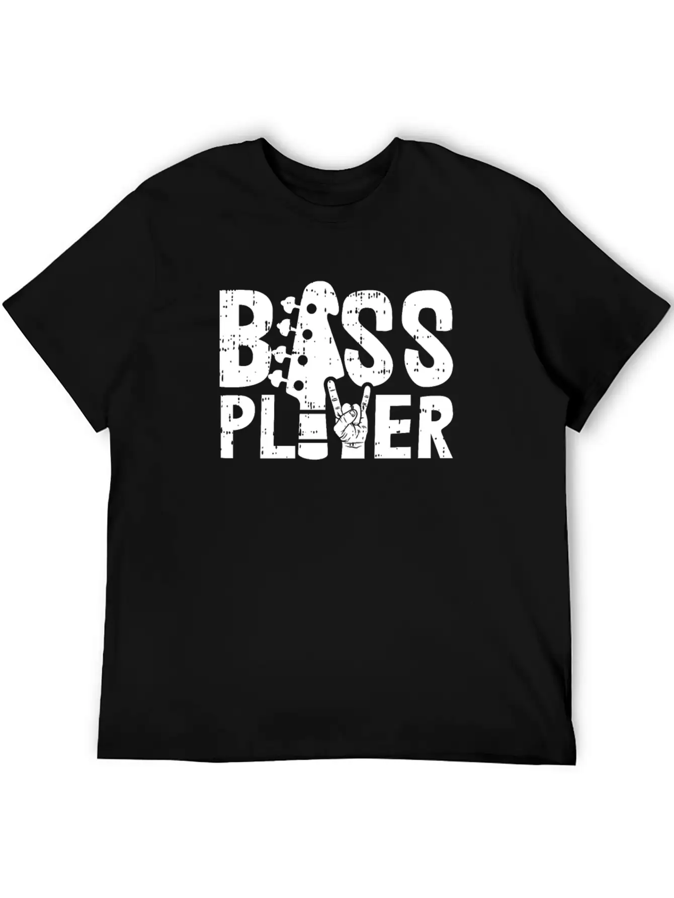 Bass Player For A Guitarist Motive For A Bassist Stylish Everyday T-Shirt – Unisex Basic Cotton Tee
