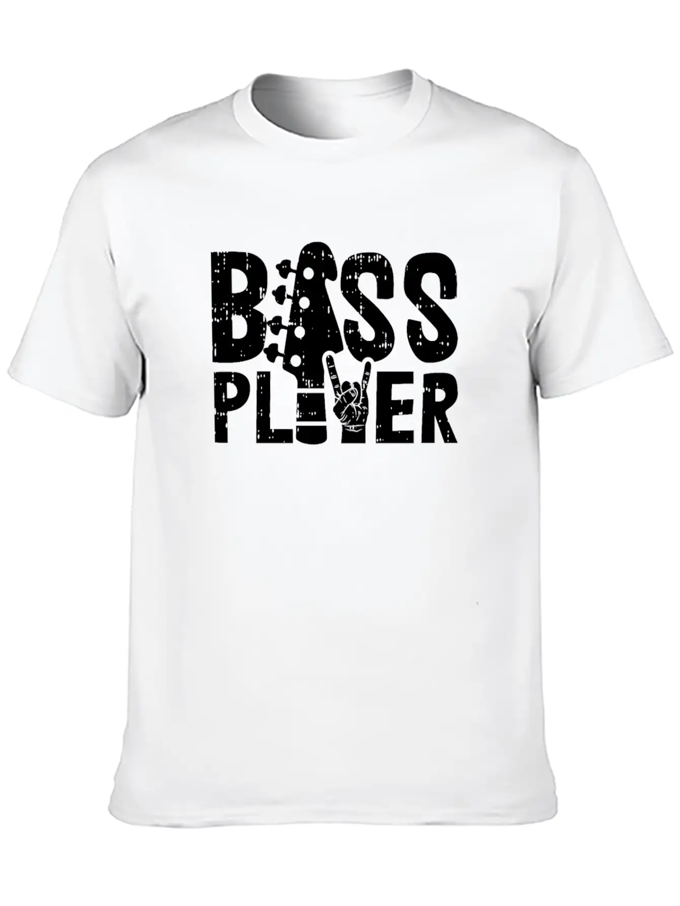 Bass Player For A Guitarist Motive For A Bassist Stylish Everyday T-Shirt – Unisex Basic Cotton Tee