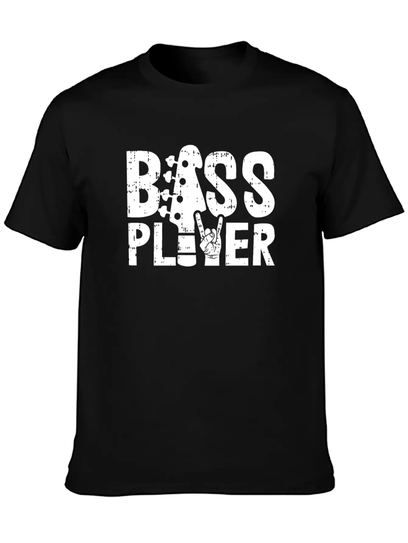 Bass Player For A Guitarist Motive For A Bassist Stylish Everyday T-Shirt – Unisex Basic Cotton Tee