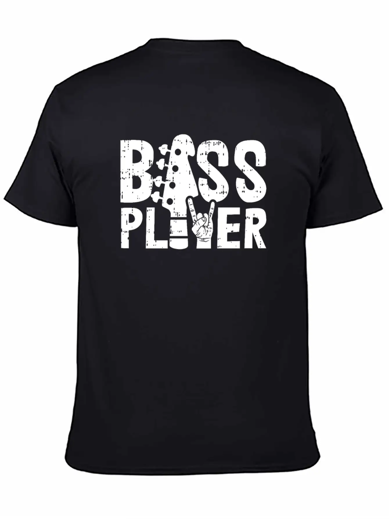 Bass Player For A Guitarist Motive For A Bassist Stylish Everyday T-Shirt – Unisex Basic Cotton Tee