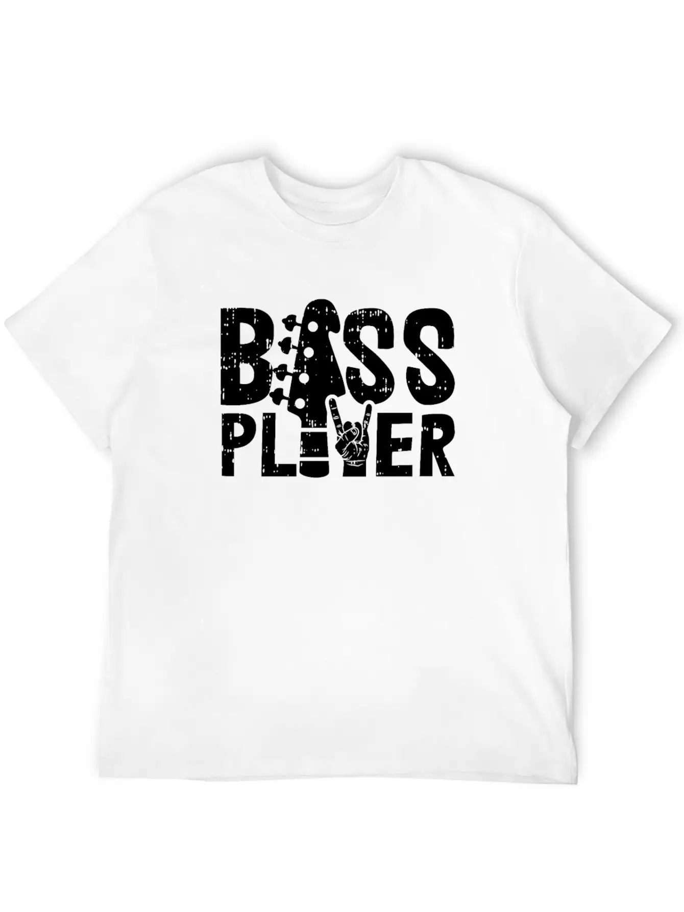 Bass Player For A Guitarist Motive For A Bassist Stylish Everyday T-Shirt – Unisex Basic Cotton Tee
