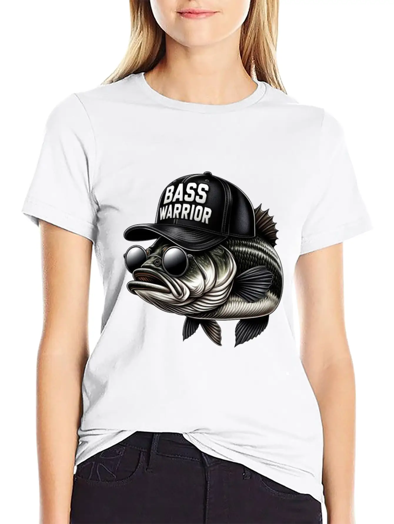 Bass Warrior Basic Graphic T-Shirt – Daily Comfort In Soft Cotton