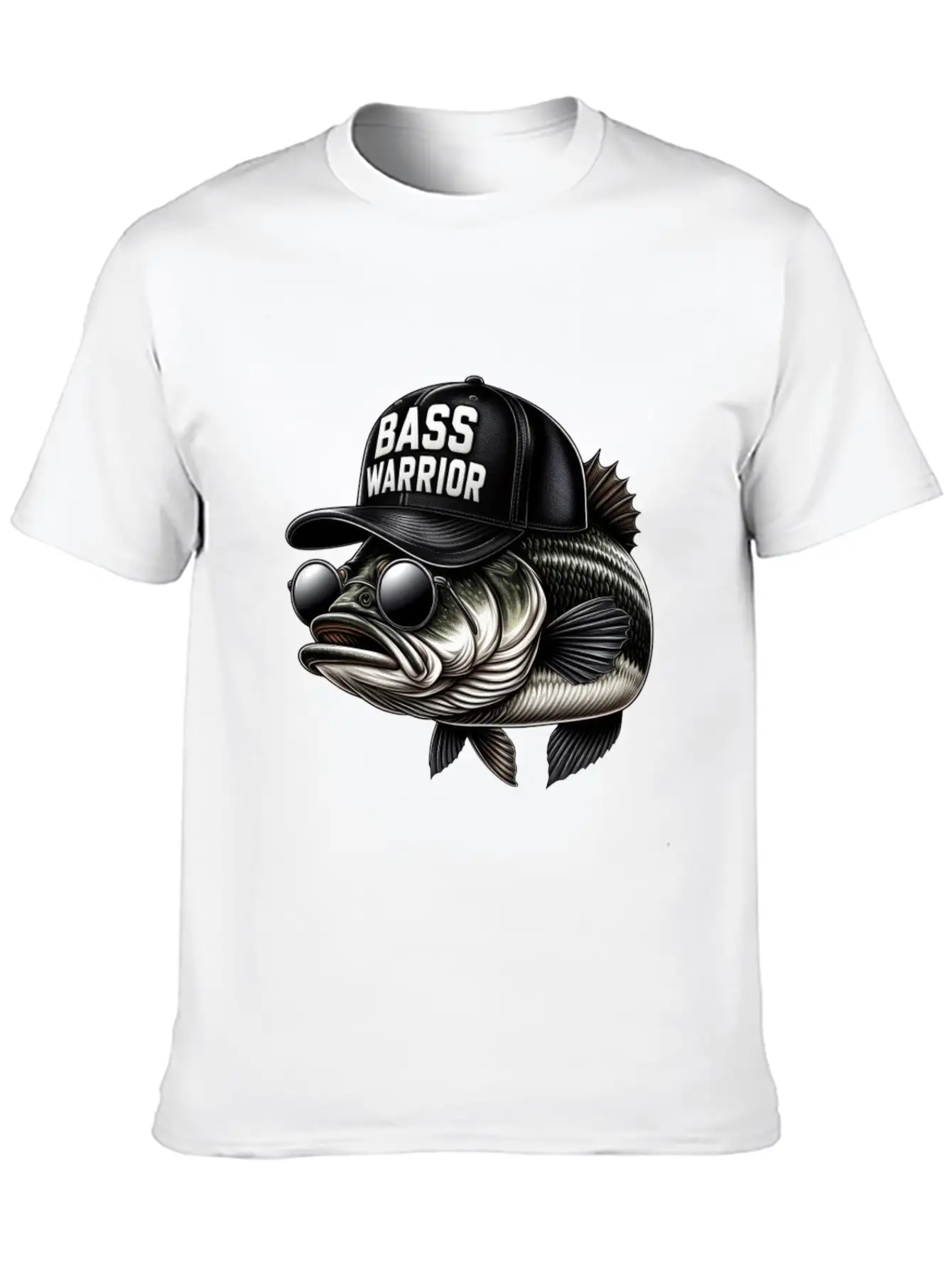 Bass Warrior Basic Graphic T-Shirt – Daily Comfort In Soft Cotton