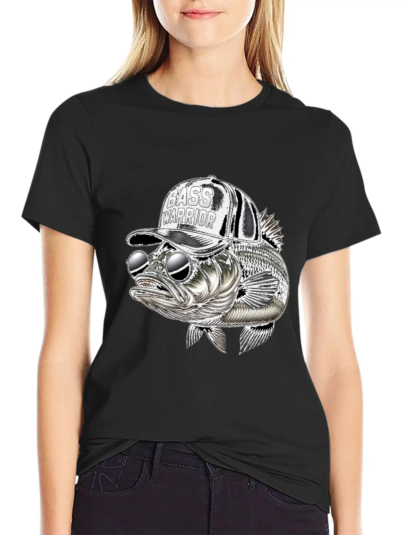 Bass Warrior Basic Graphic T-Shirt – Daily Comfort In Soft Cotton