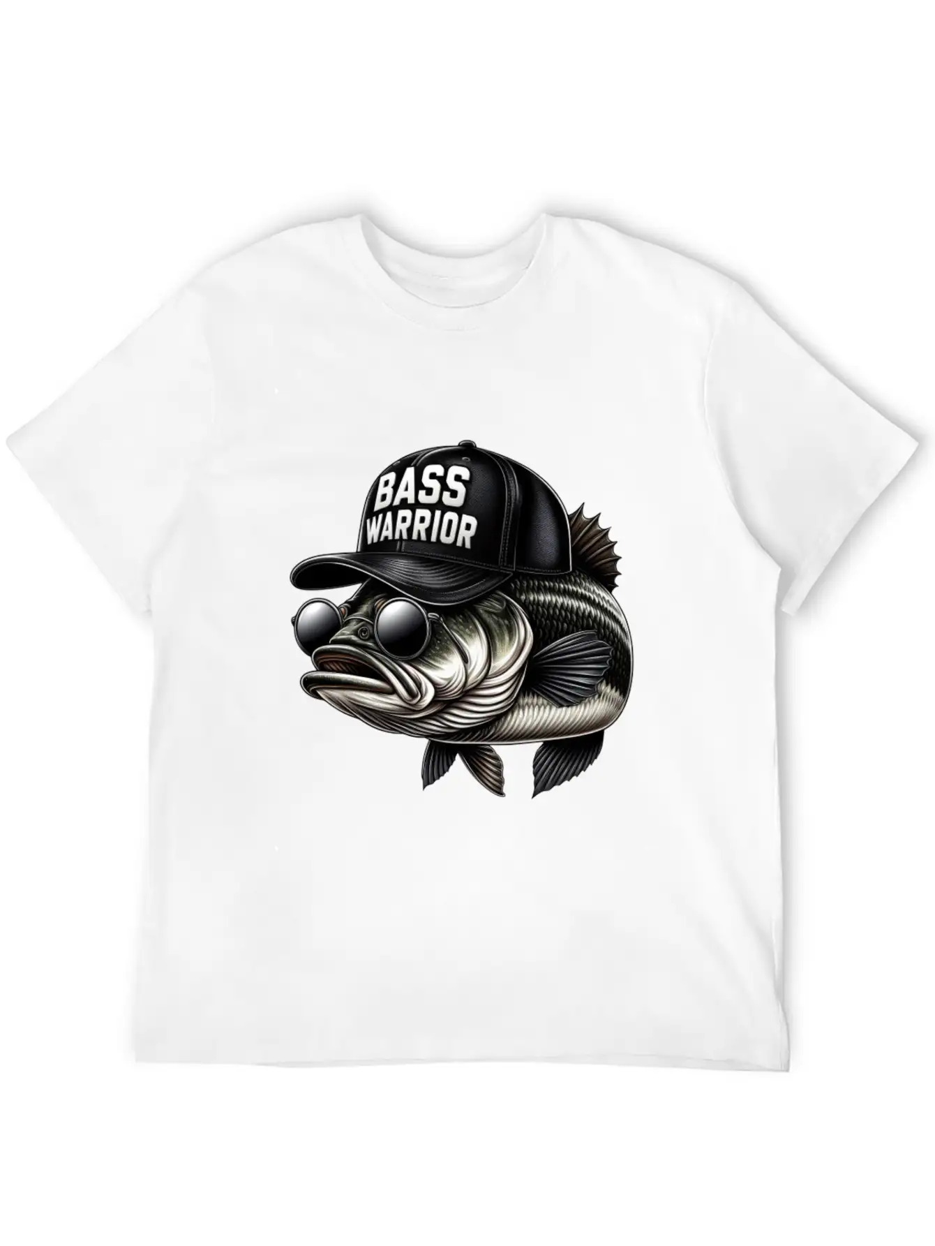 Bass Warrior Basic Graphic T-Shirt – Daily Comfort In Soft Cotton