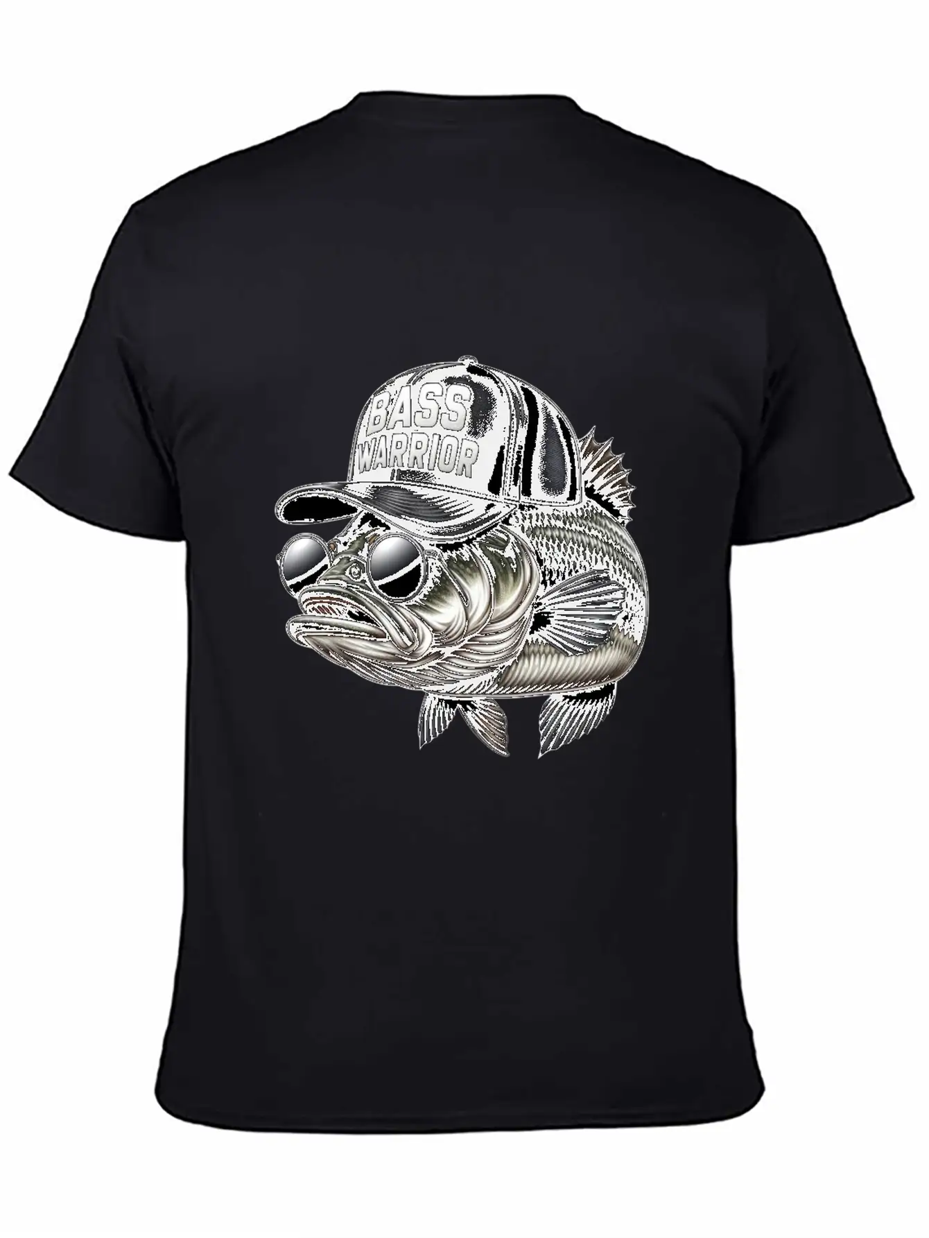 Bass Warrior Basic Graphic T-Shirt – Daily Comfort In Soft Cotton