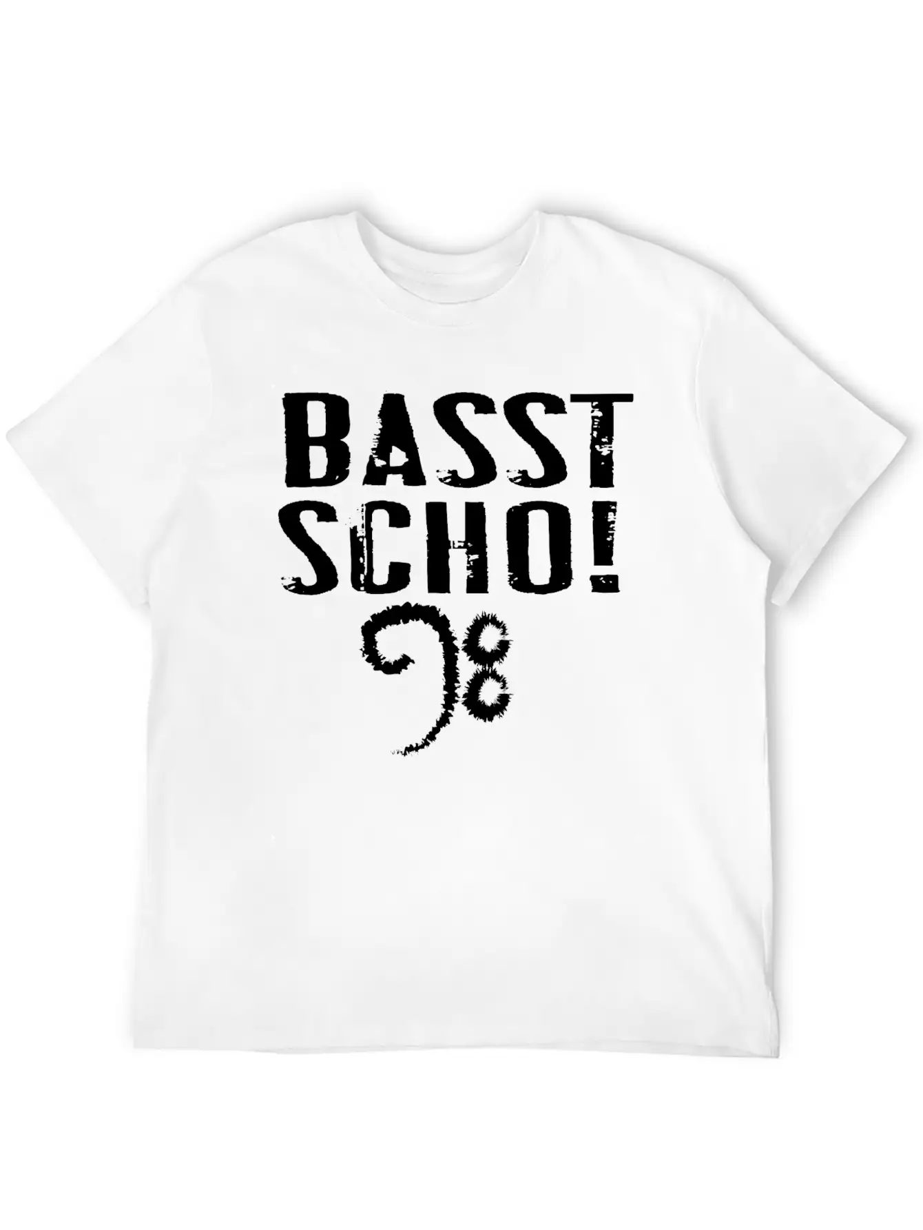 Basst Scho Guitar Gift Music Rock Comfortable Minimalist Graphic Tee – Summer Style Essential