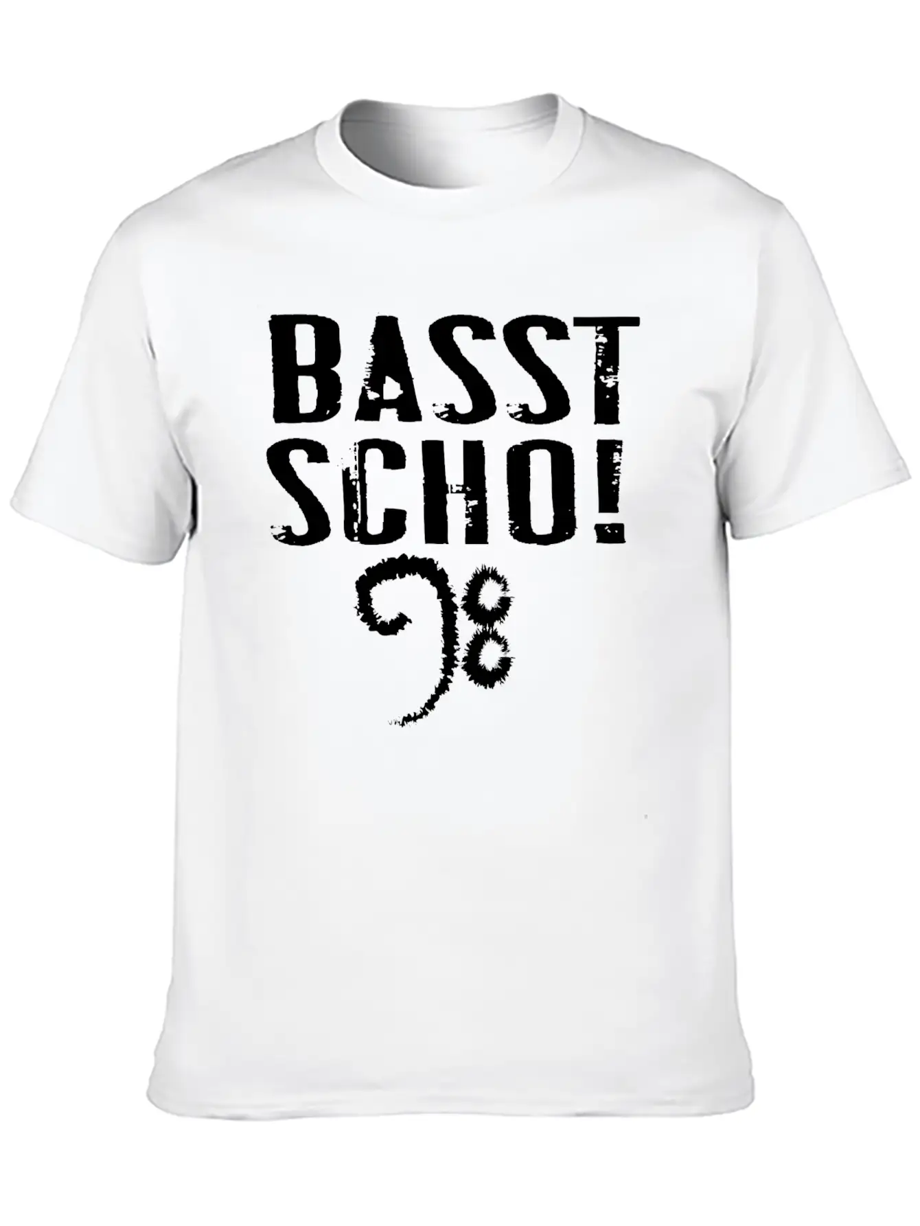 Basst Scho Guitar Gift Music Rock Comfortable Minimalist Graphic Tee – Summer Style Essential