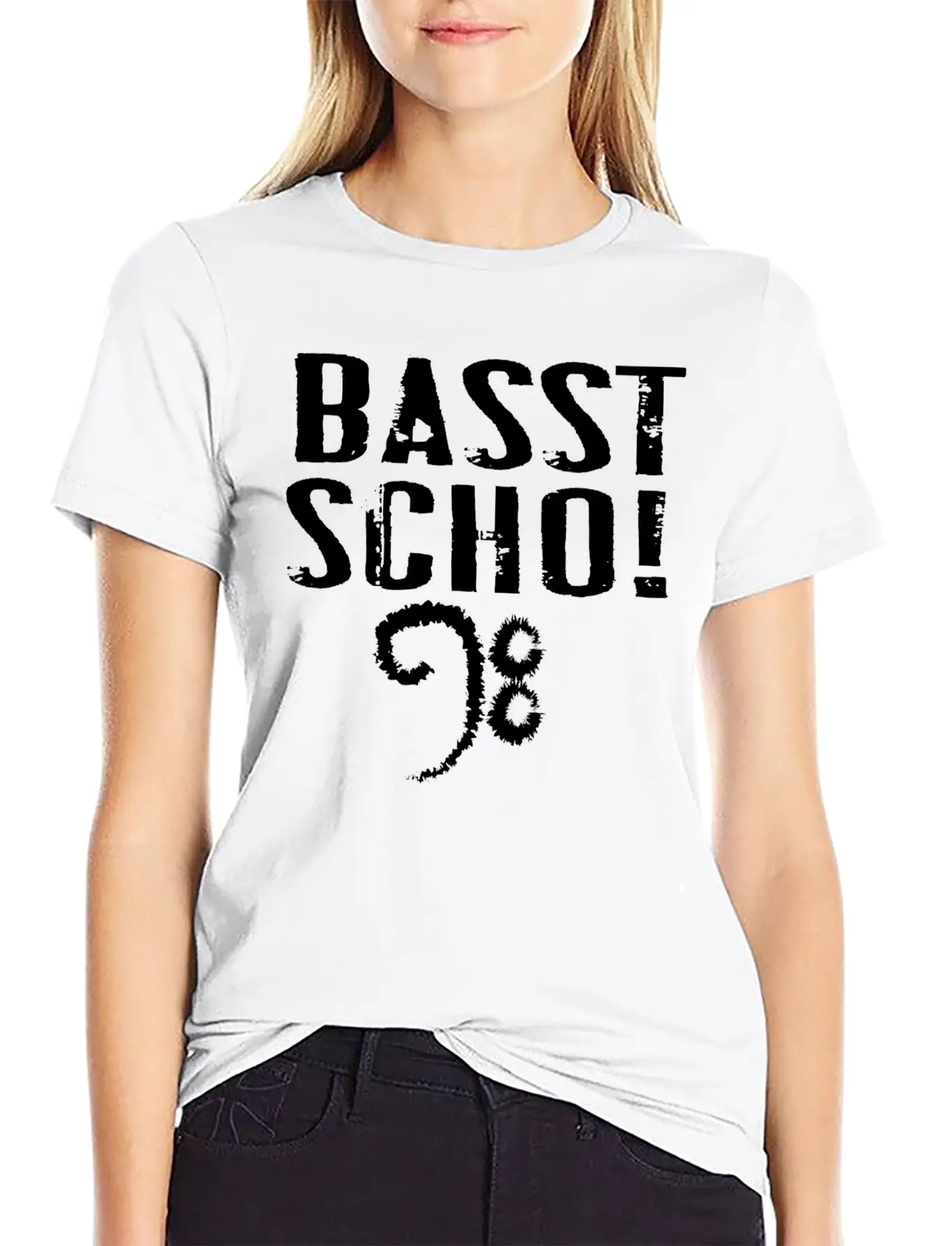 Basst Scho Guitar Gift Music Rock Comfortable Minimalist Graphic Tee – Summer Style Essential