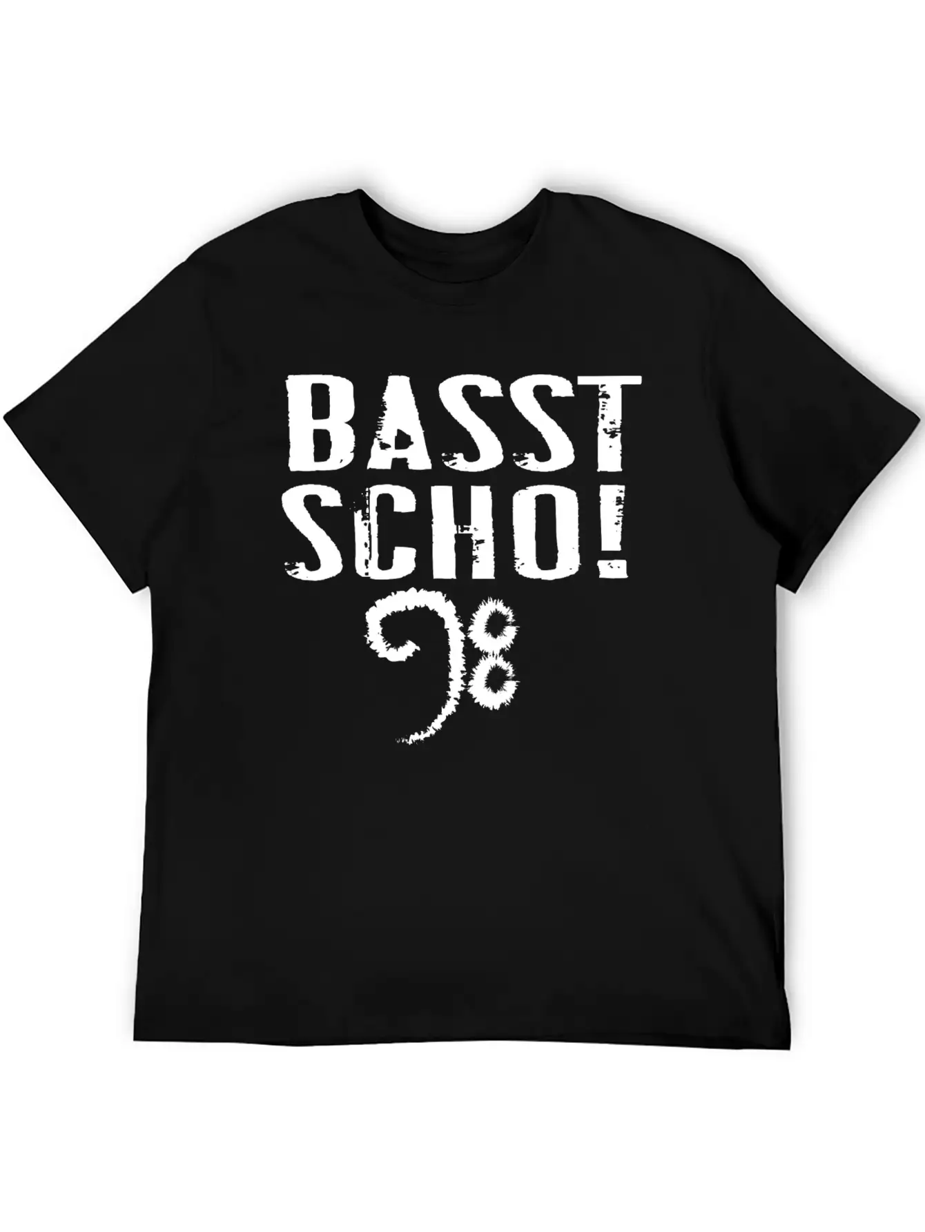Basst Scho Guitar Gift Music Rock Comfortable Minimalist Graphic Tee – Summer Style Essential