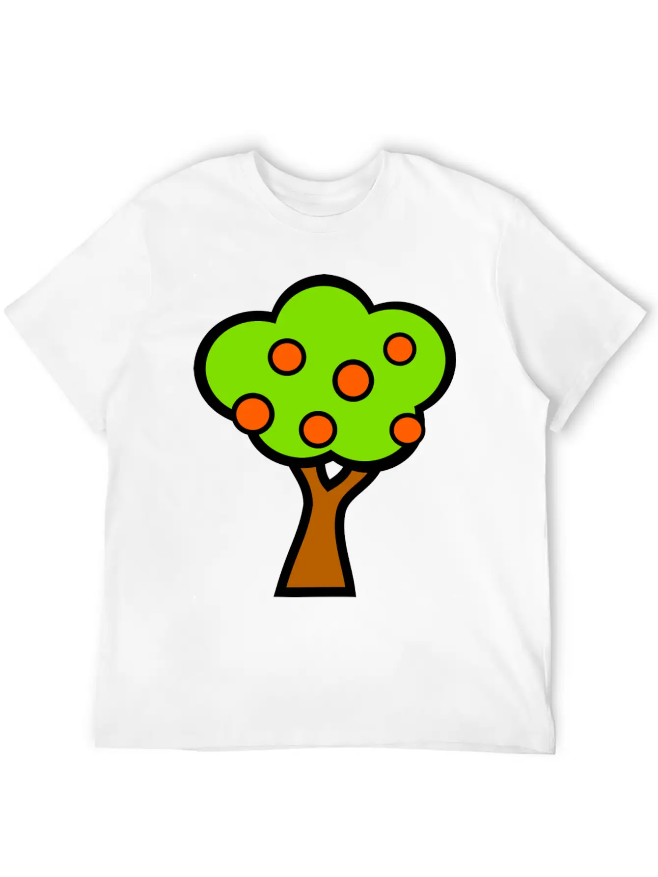 Baum Tree Baumstamm Wald Forest Woods136 Unisex Short Sleeve Soft Cotton T-Shirt – Casual Everyday Wear