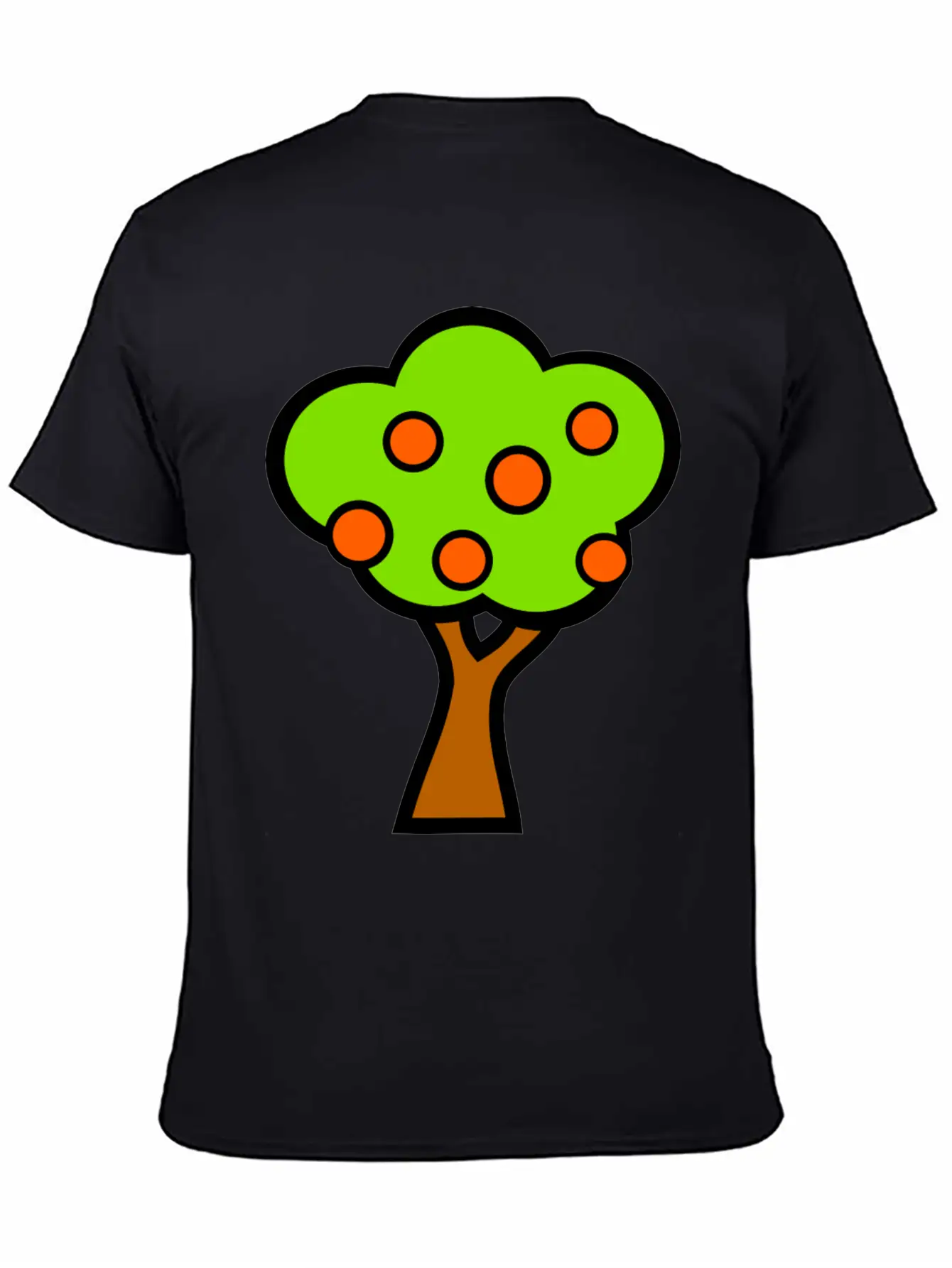 Baum Tree Baumstamm Wald Forest Woods136 Unisex Short Sleeve Soft Cotton T-Shirt – Casual Everyday Wear