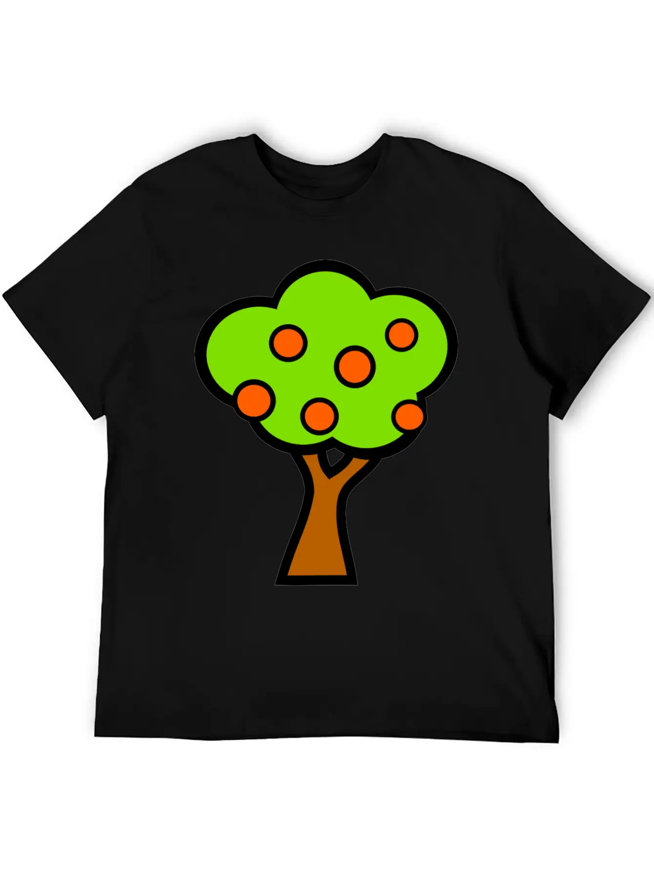 Baum Tree Baumstamm Wald Forest Woods136 Unisex Short Sleeve Soft Cotton T-Shirt – Casual Everyday Wear