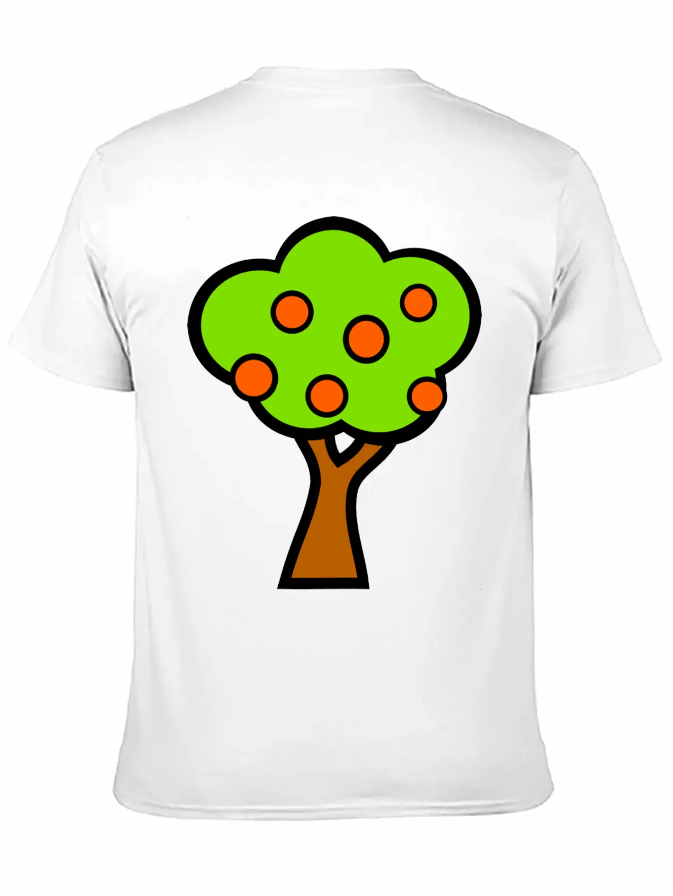 Baum Tree Baumstamm Wald Forest Woods136 Unisex Short Sleeve Soft Cotton T-Shirt – Casual Everyday Wear