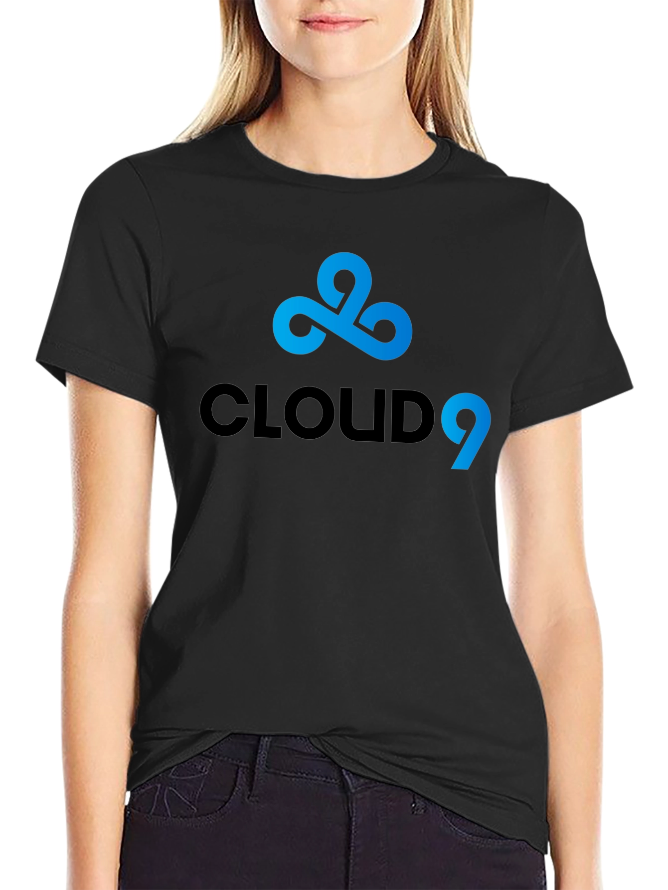 Cloud9 Logo Black T-Shirt