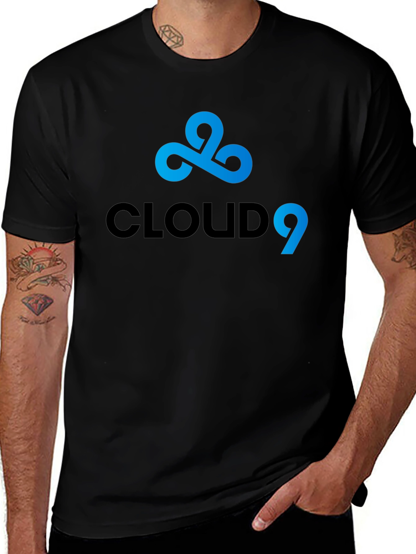 Cloud9 Logo Black T-Shirt