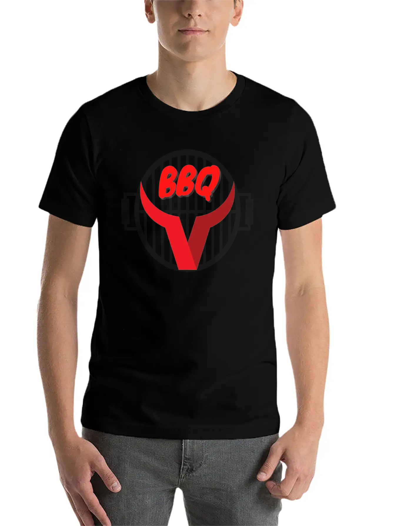 BBQ - Barbecue Season Unisex Short Sleeve Soft Cotton T-Shirt – Casual Everyday Wear