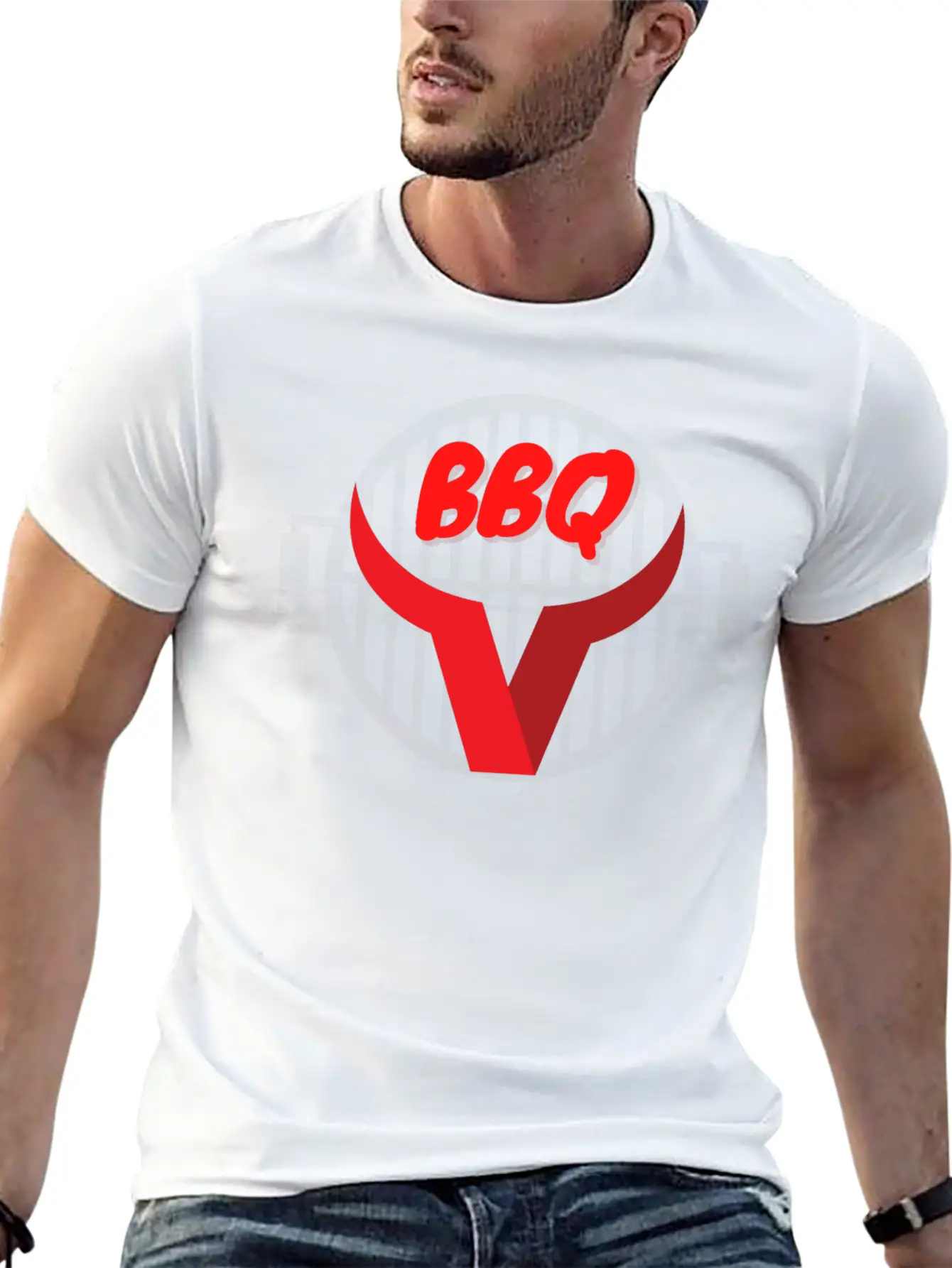 BBQ - Barbecue Season Unisex Short Sleeve Soft Cotton T-Shirt – Casual Everyday Wear