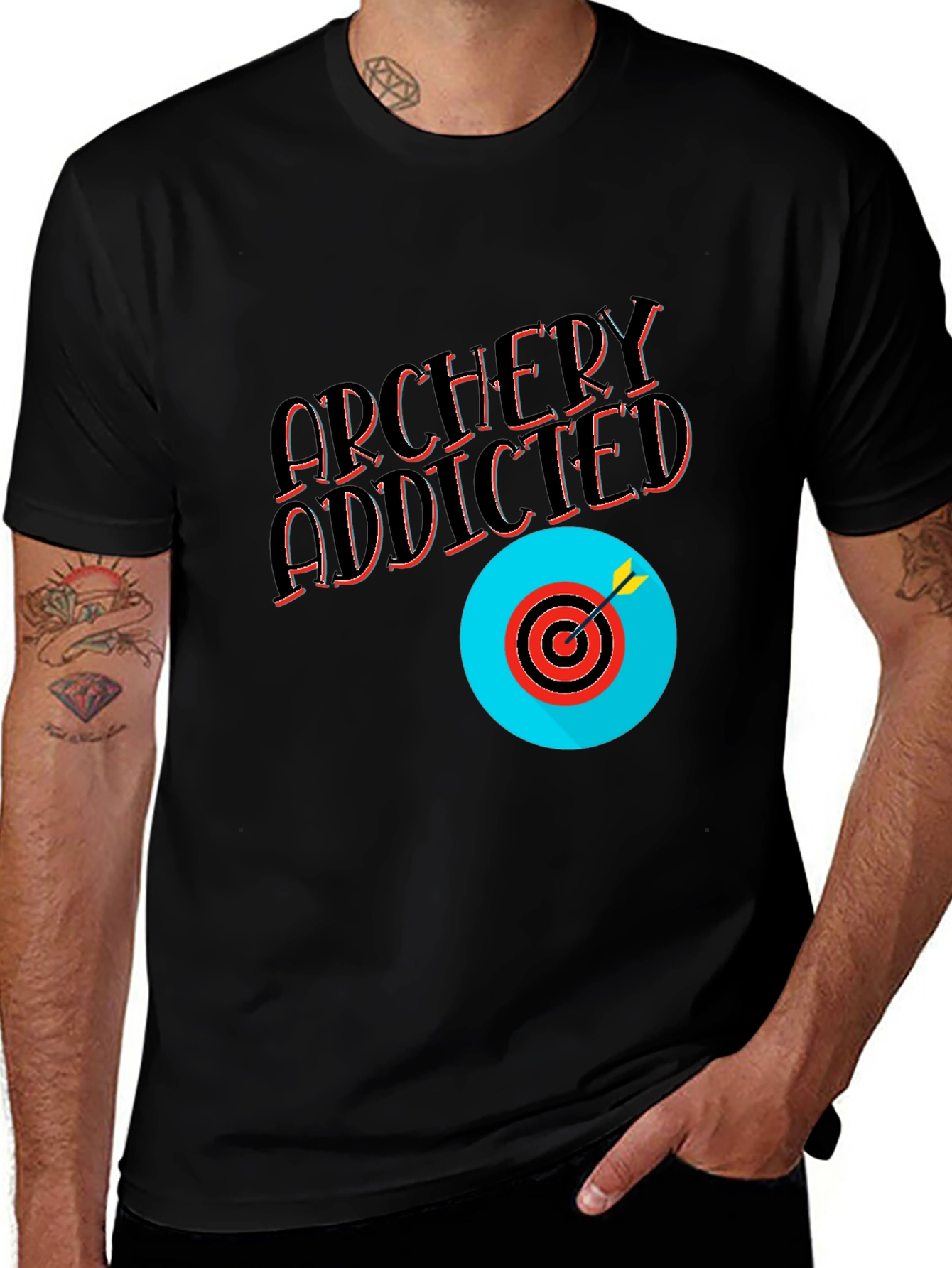 Archery Addicted Black T-Shirt