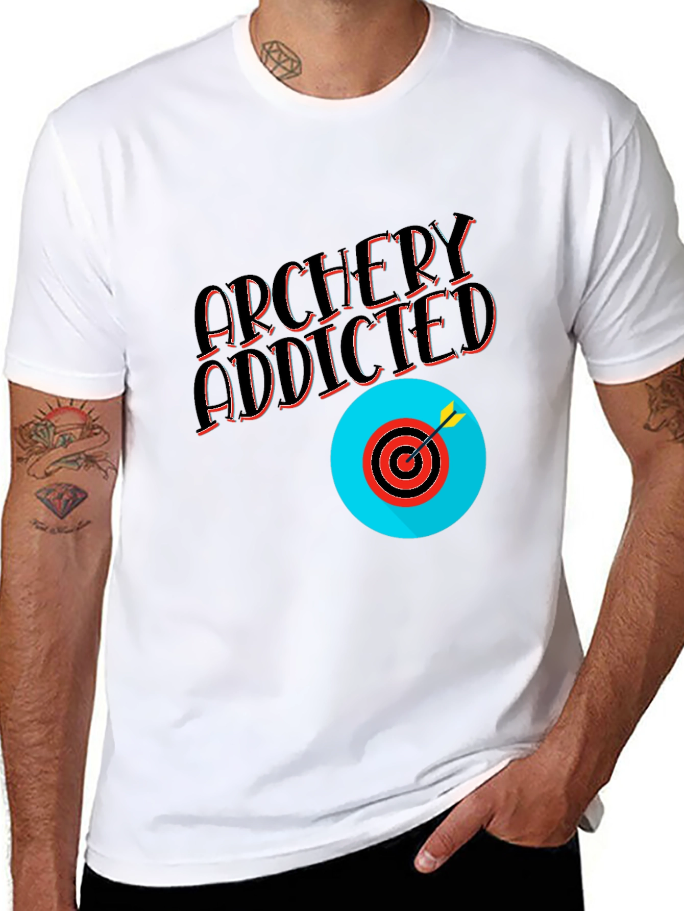 Archery Addicted Black T-Shirt