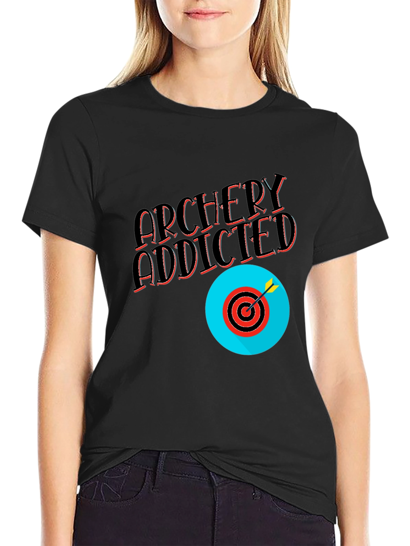 Archery Addicted Black T-Shirt
