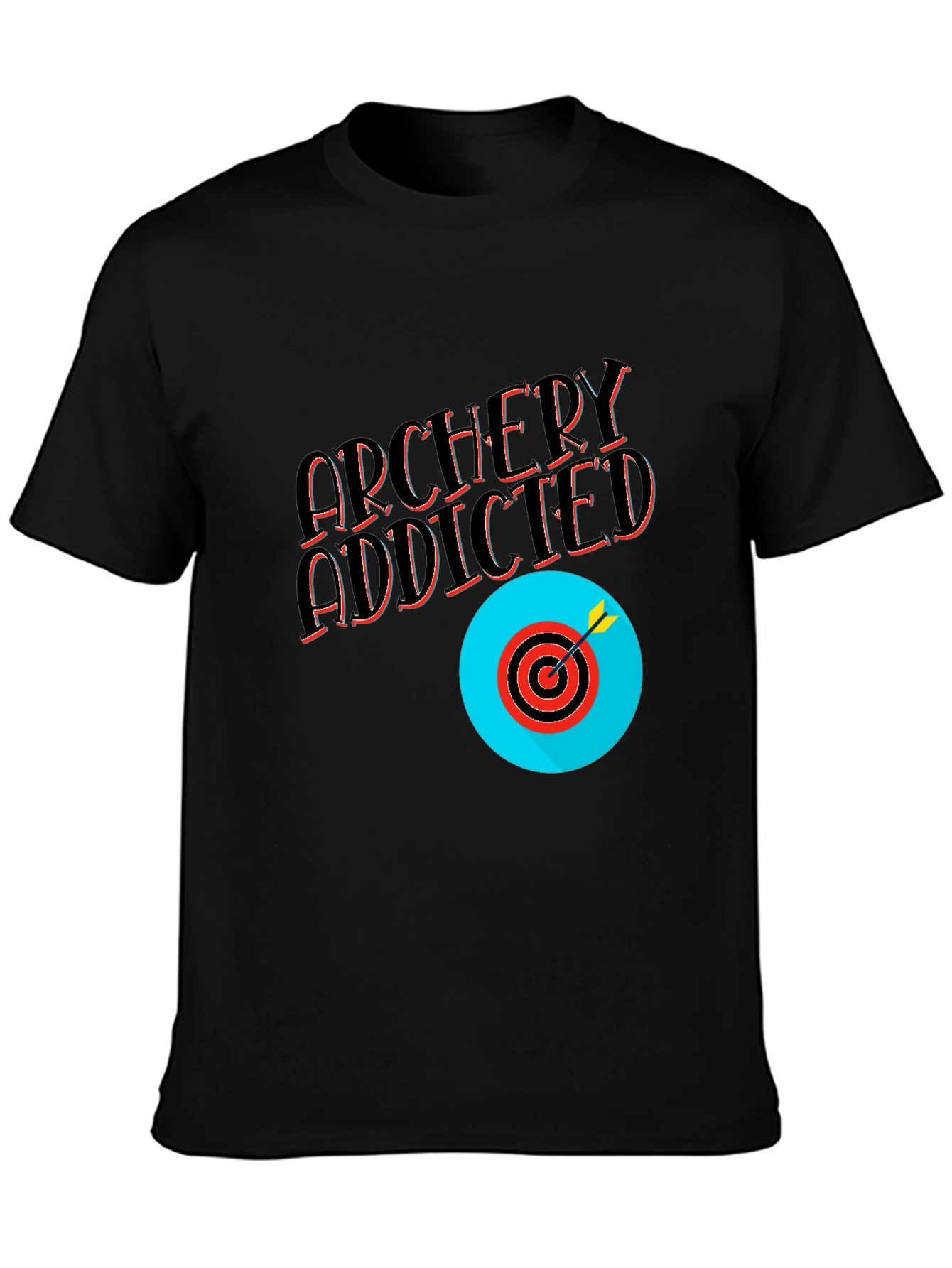 Archery Addicted Black T-Shirt