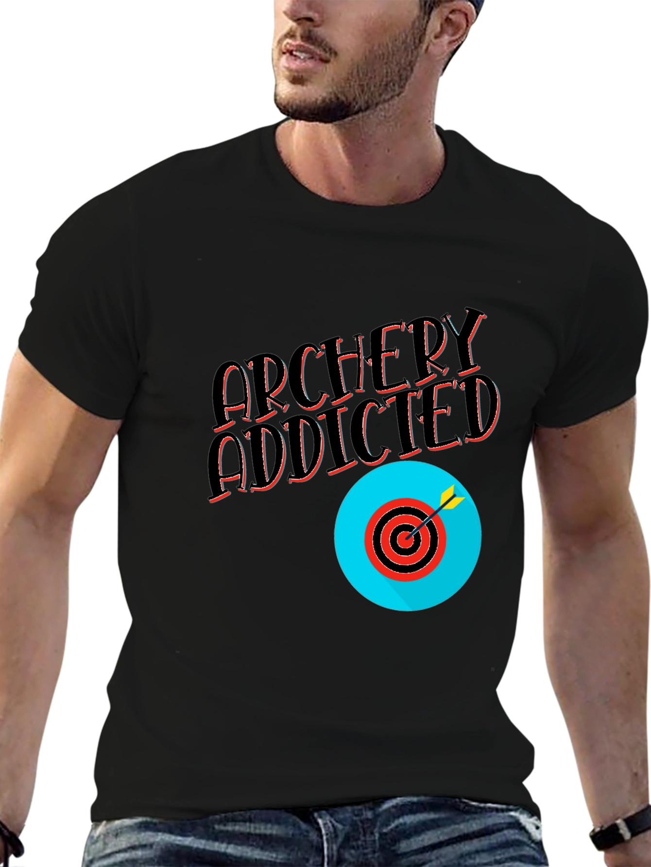 Archery Addicted Black T-Shirt