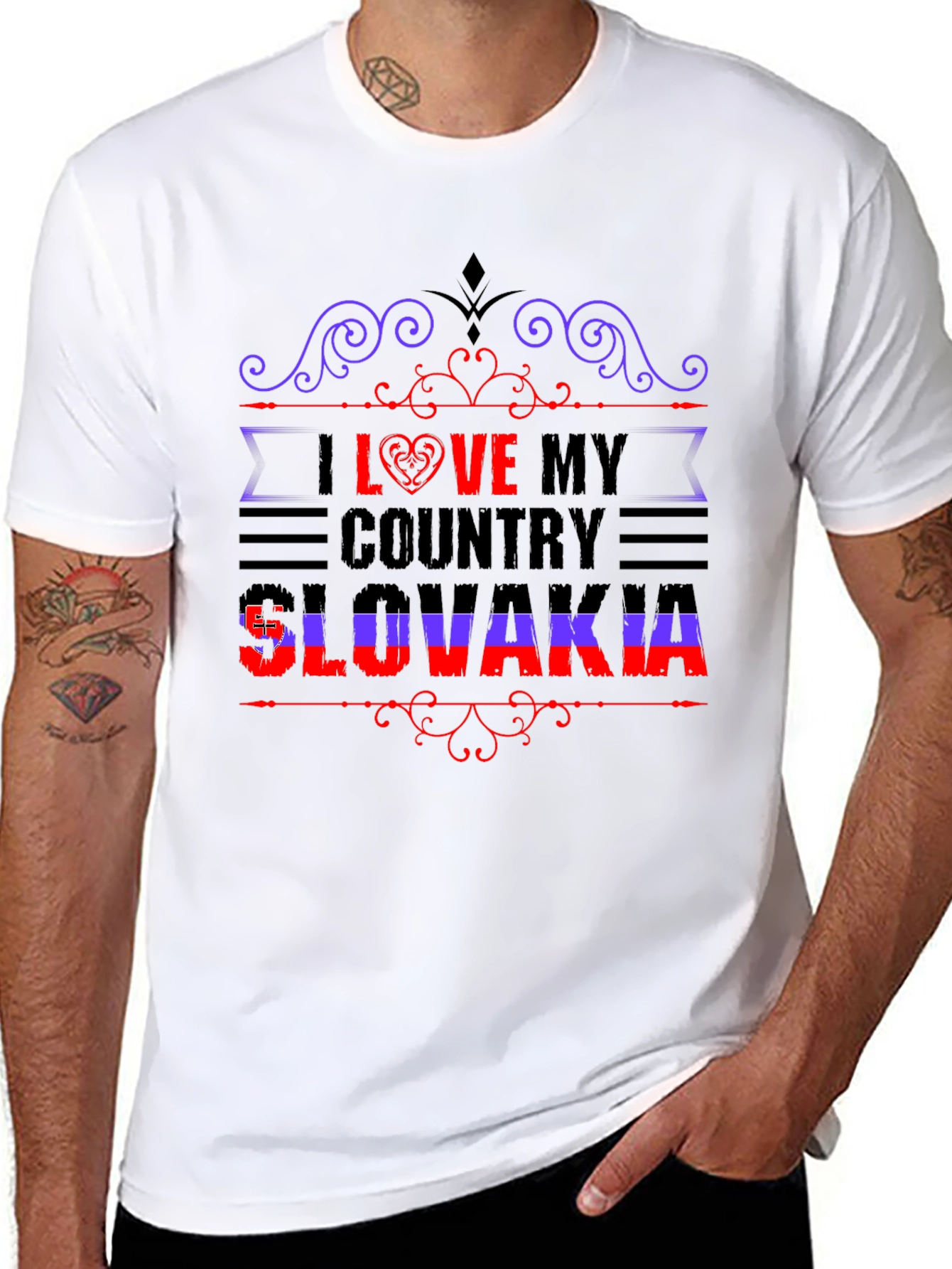 I Love My Country Slovakia T-Shirt